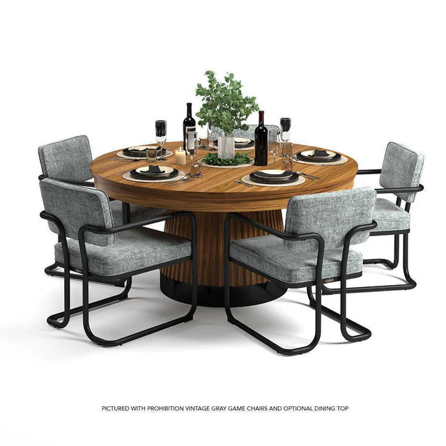 PROHIBITION SERIES 60" POKER-WALNUT