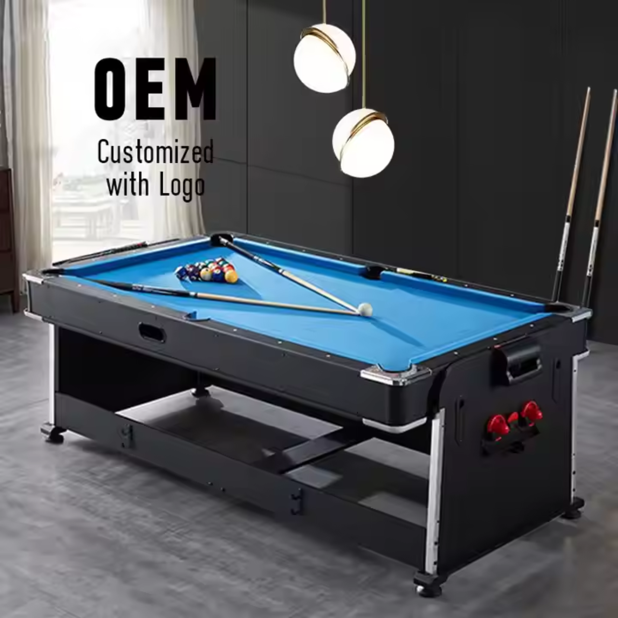 ProArcade Fusion Blue Billiards Table