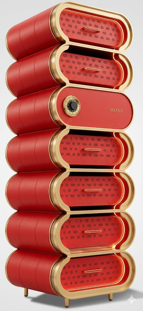 Amber A7 (Chromed Version) Cigar Humidor