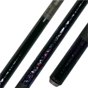 Genuine Abalone 6 Pt Leather Lore Wrap Bull Carbon Butt Only