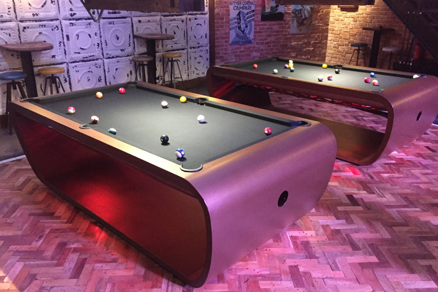 The Blacklight billiard table