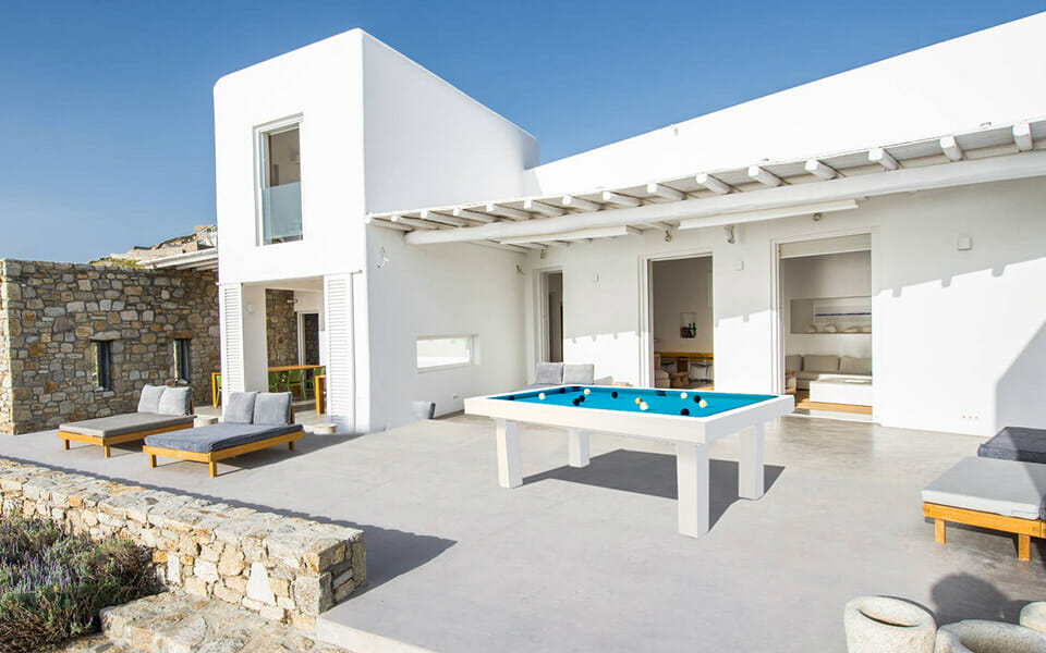 Teak billiards, indoor and outdoor