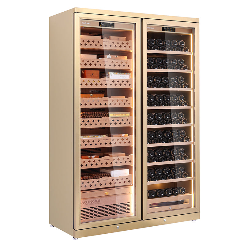 CD1200 (cigar area+wine area) Cigar Humidor