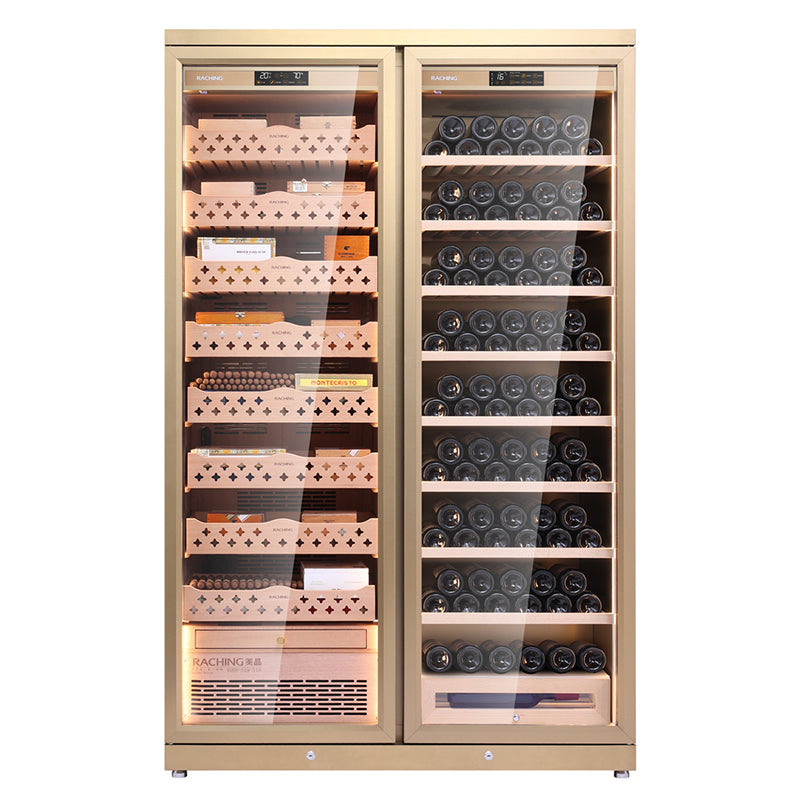 CD1200 (cigar area+wine area) Cigar Humidor
