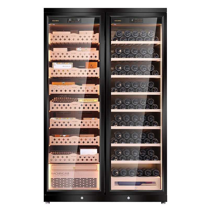 CD1200 (cigar area+wine area) Cigar Humidor