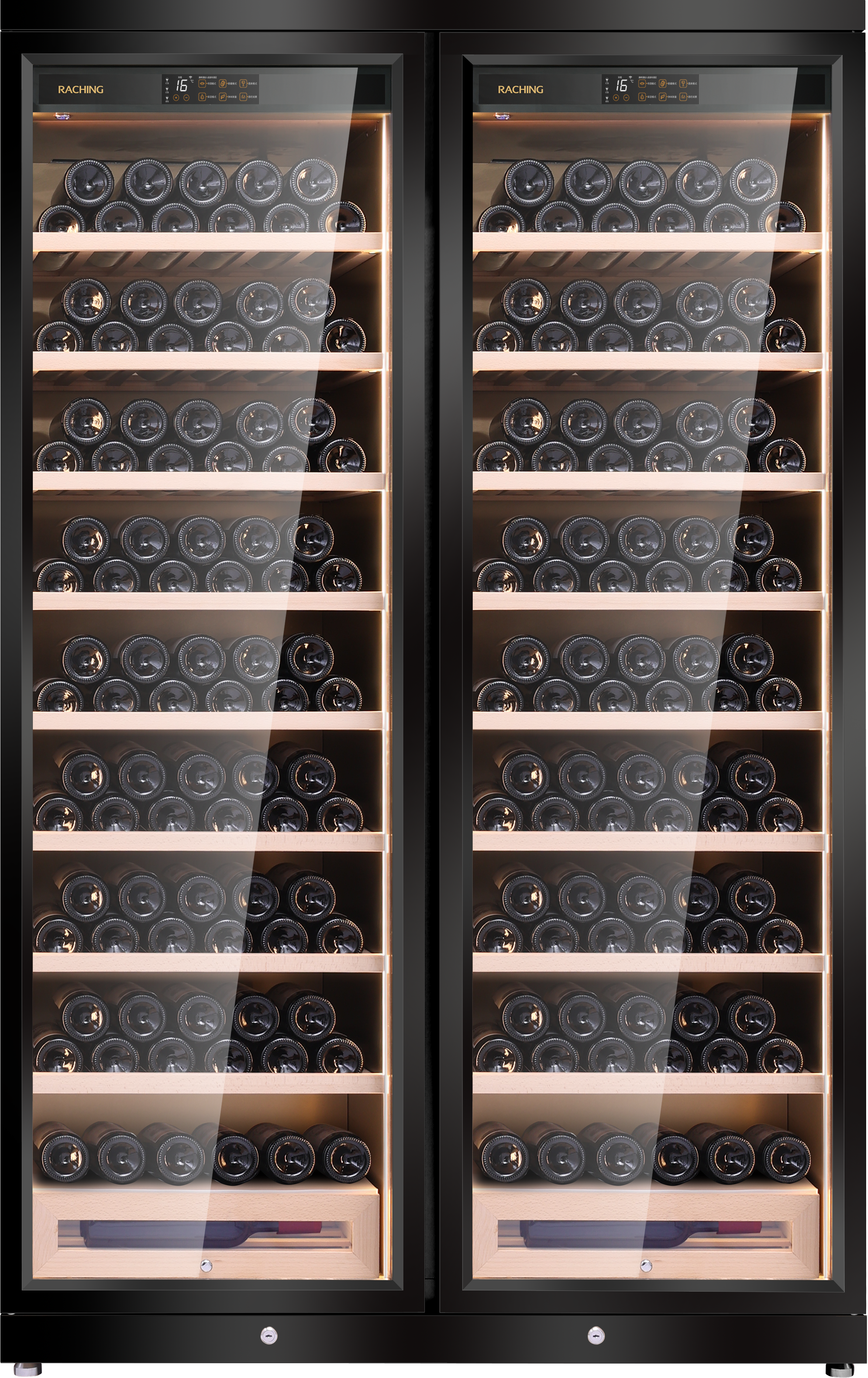 CD1200 (wine area+wine area) Cigar Humidor