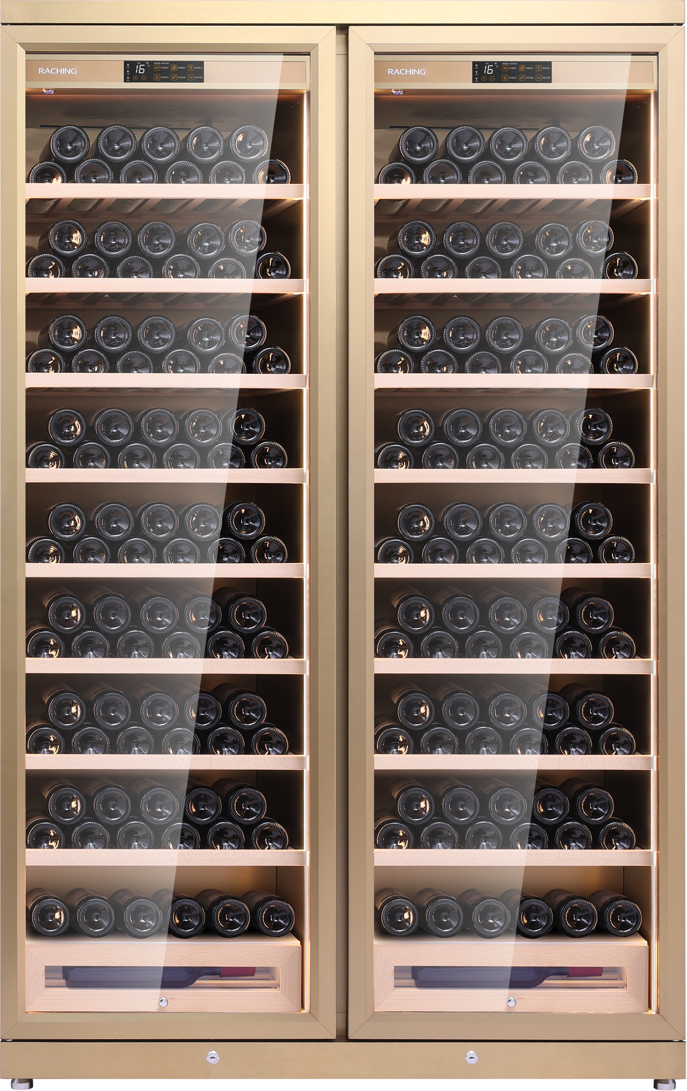 CD1200 (wine area+wine area) Cigar Humidor