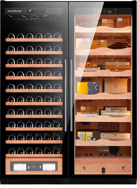 CS600 (cigar area+wine area) Cigar Humidor