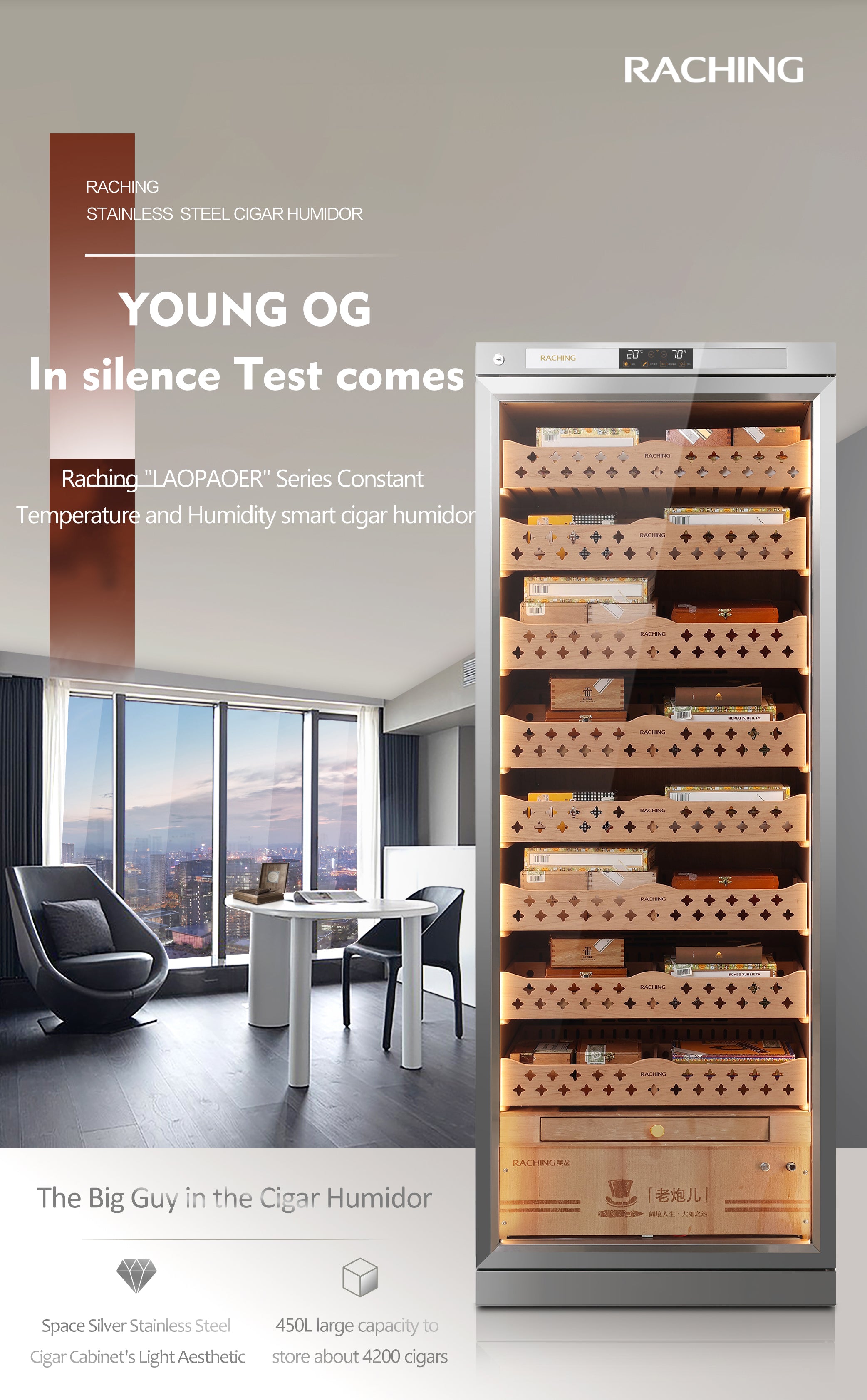 CT48A Cigar Humidor