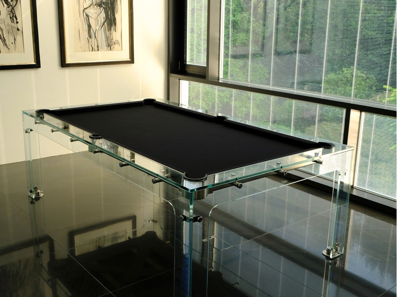 The Carat Light pool table