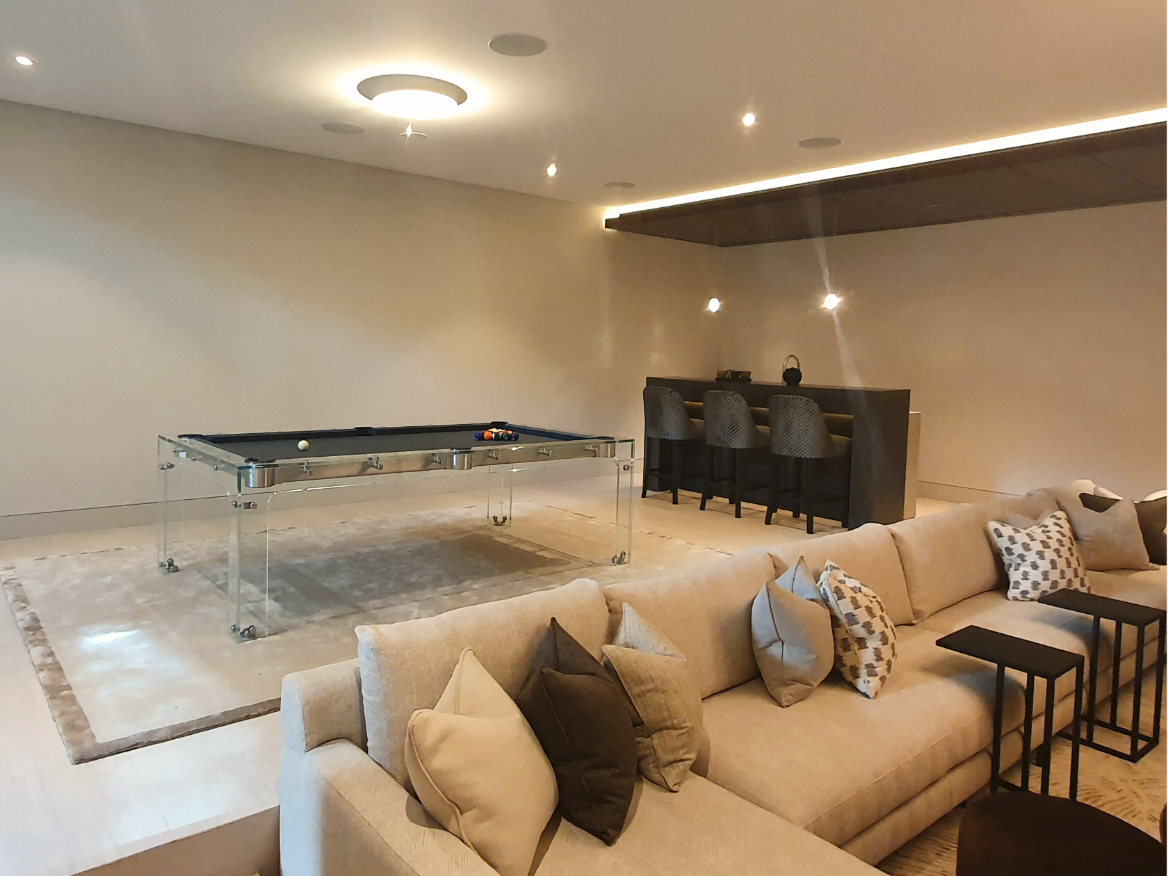 The Carat Light pool table