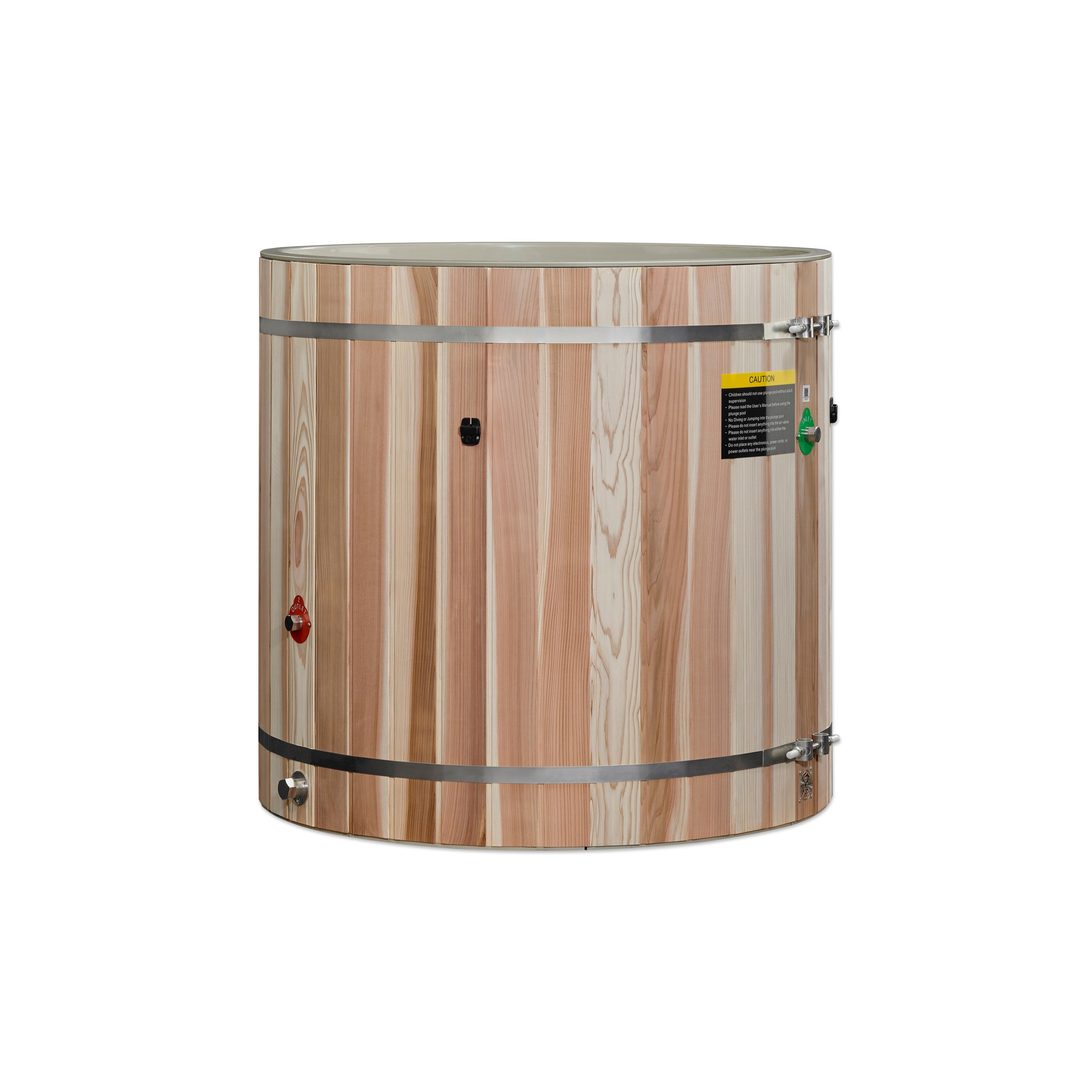 Dynamic Cold Therapy Barrel - Plastic with Pacific Cedar Exterior
