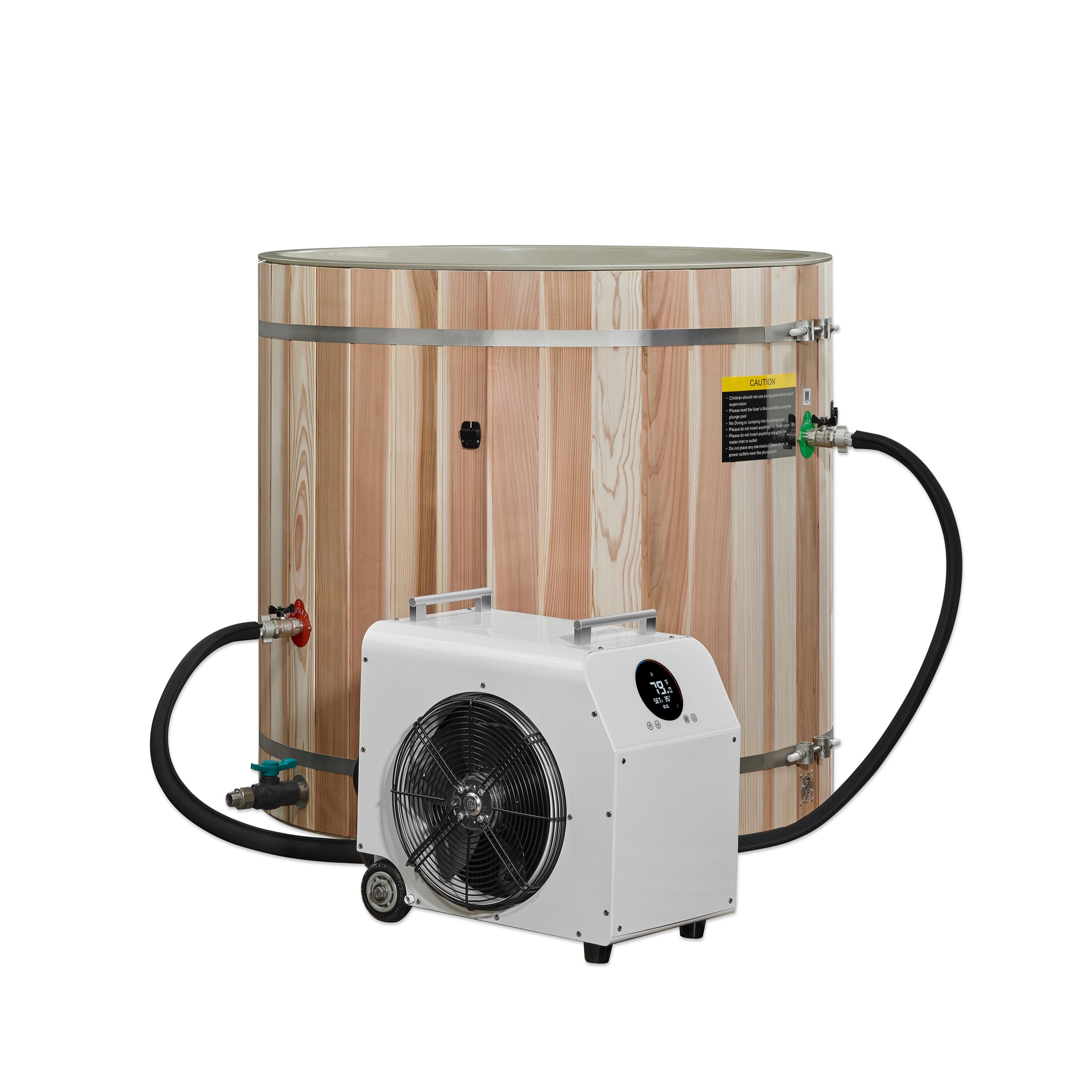 Dynamic Cold Therapy Barrel - Plastic with Pacific Cedar Exterior