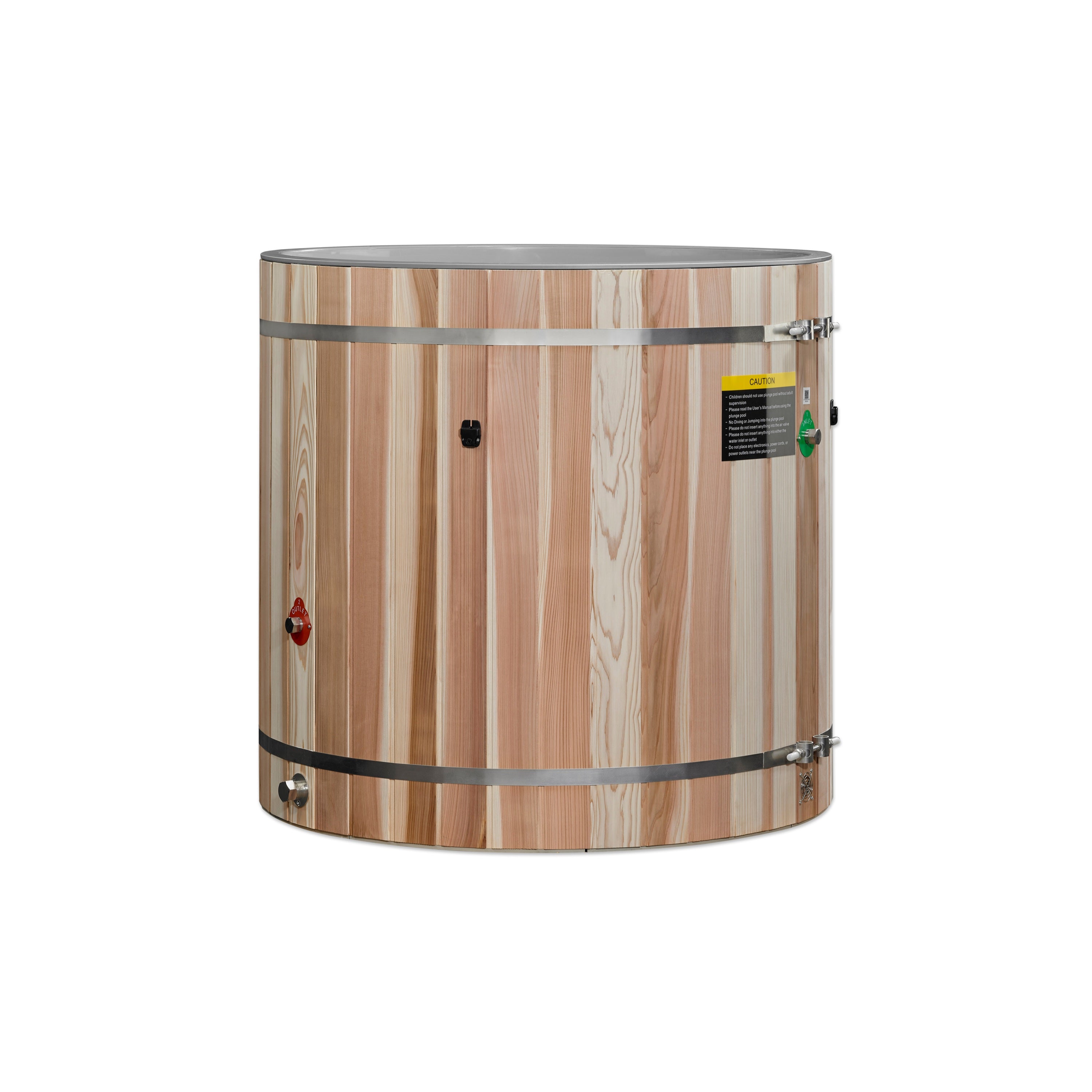 Dynamic Cold Therapy Barrel - Plastic with Pacific Cedar Exterior