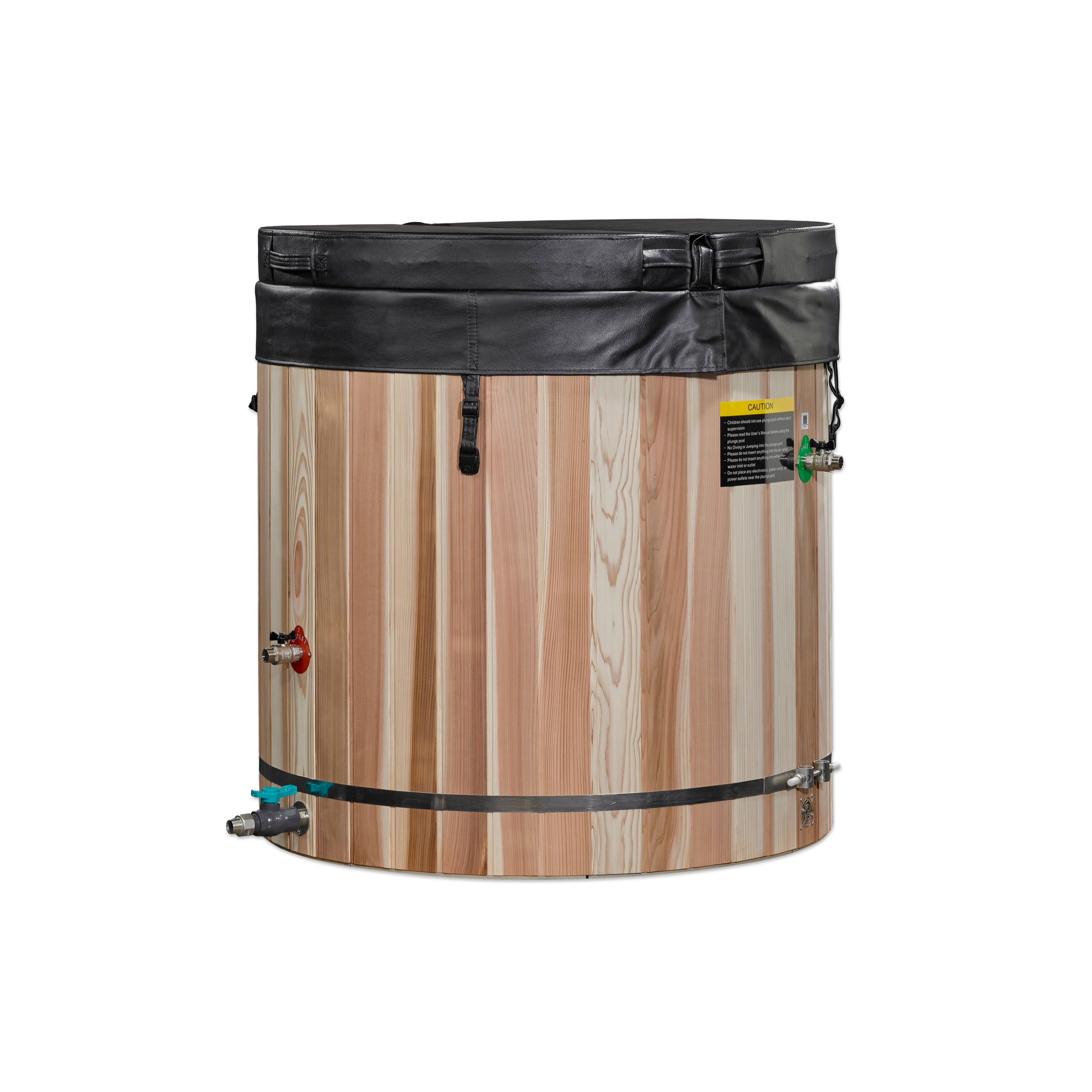 Dynamic Cold Therapy Barrel - 304 Stainless Steel with Pacific Cedar Exterior