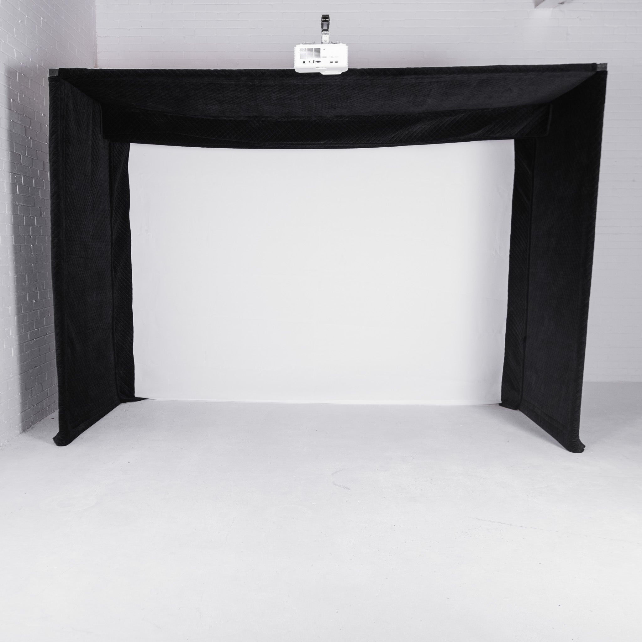 GolfBays Lux Golf Simulator Hitting Enclosure