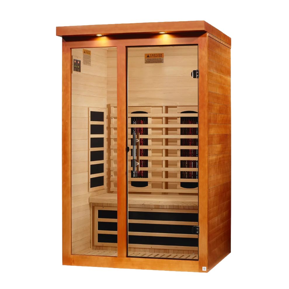 Dynamic Llumeneres 2-Person Full Spectrum Near Zero EMF FAR Infrared Sauna