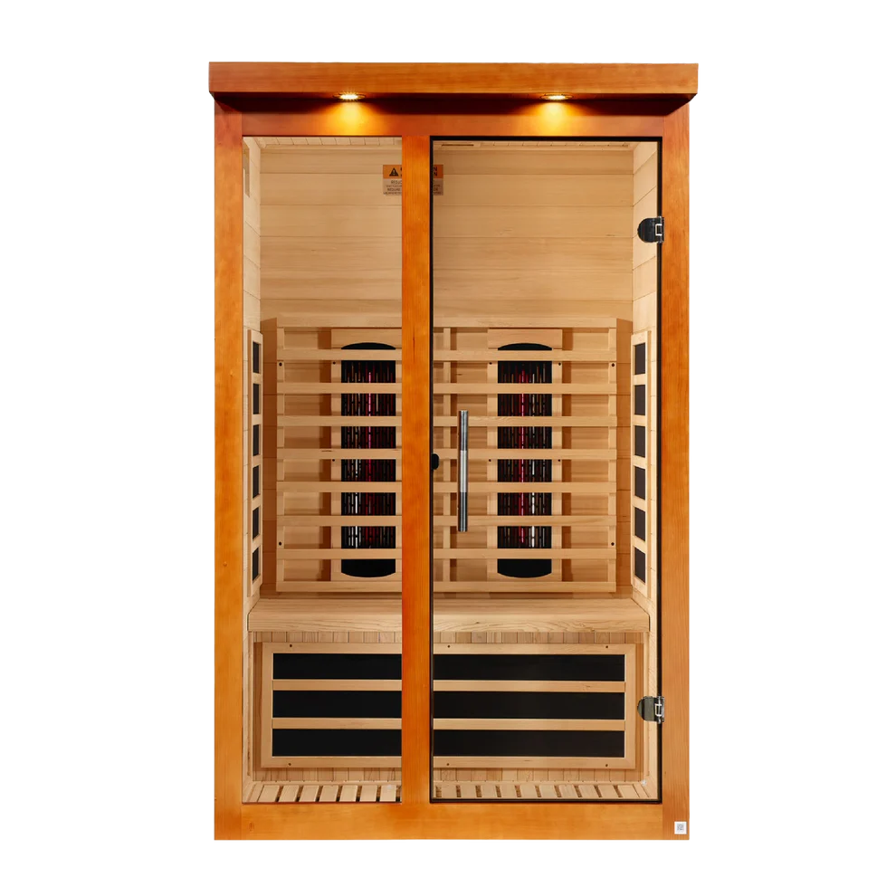 Dynamic Llumeneres 2-Person Full Spectrum Near Zero EMF FAR Infrared Sauna