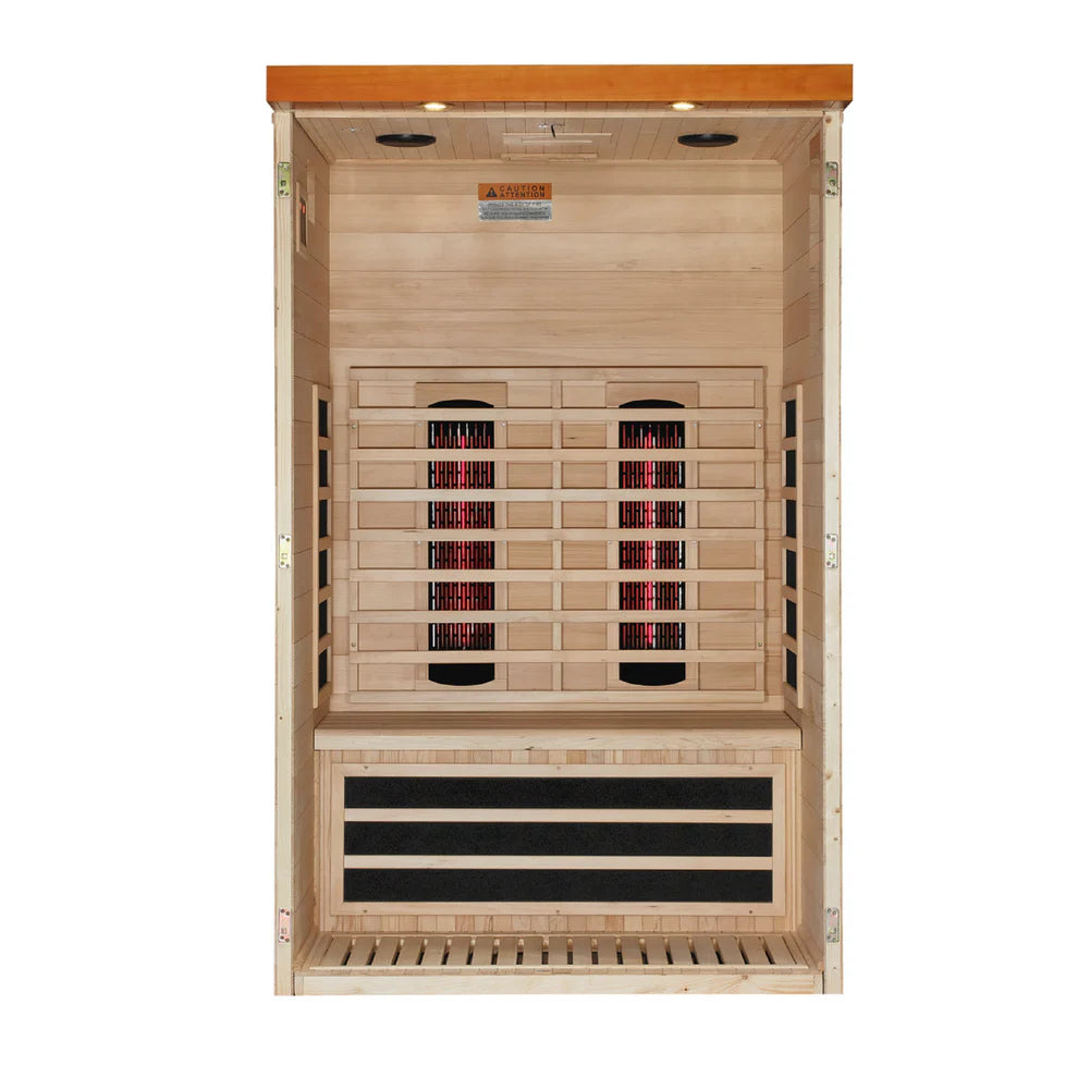 Dynamic Llumeneres 2-Person Full Spectrum Near Zero EMF FAR Infrared Sauna