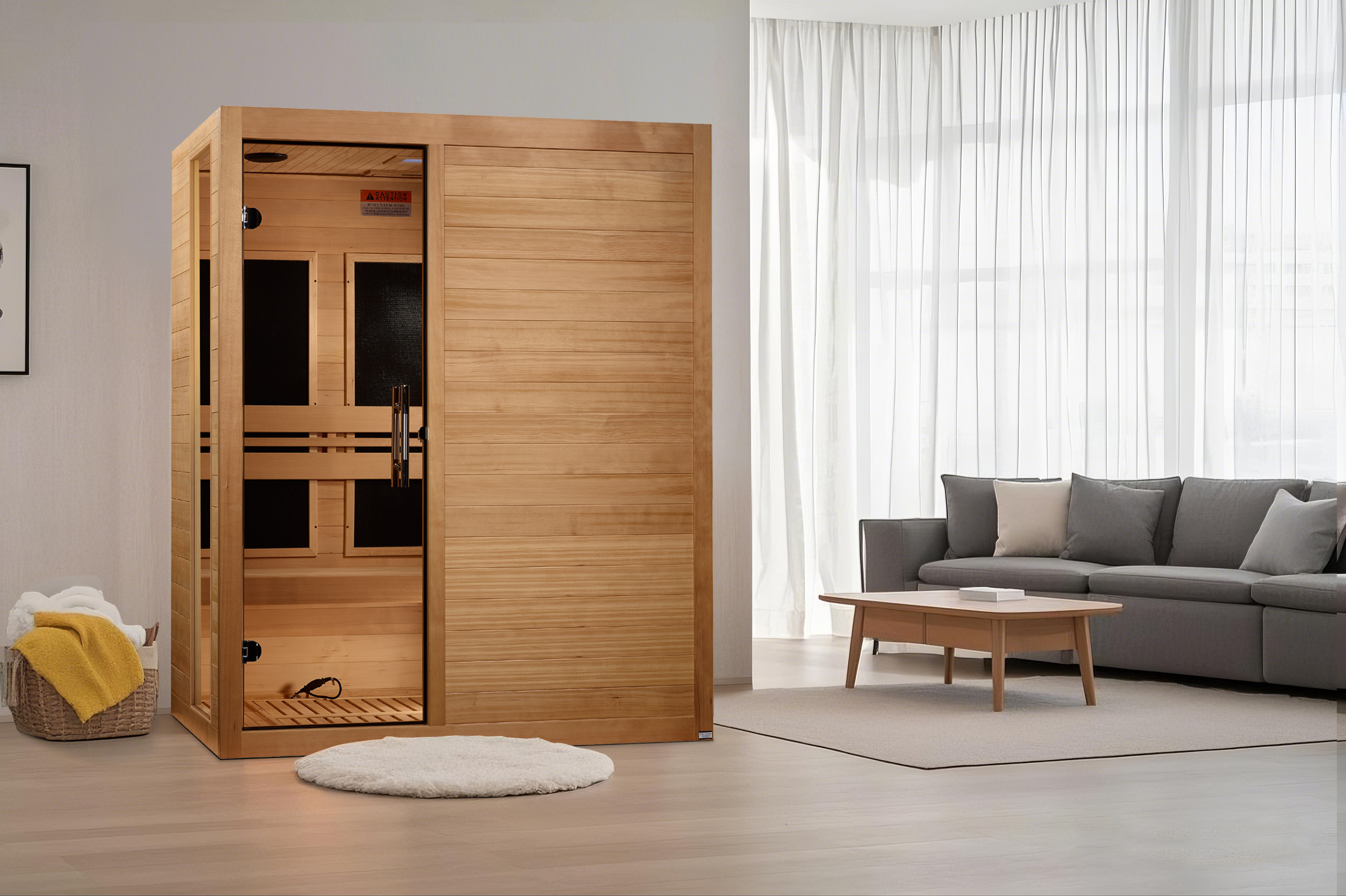Dynamic Toscana 3-person Low EMF FAR Infrared Sauna