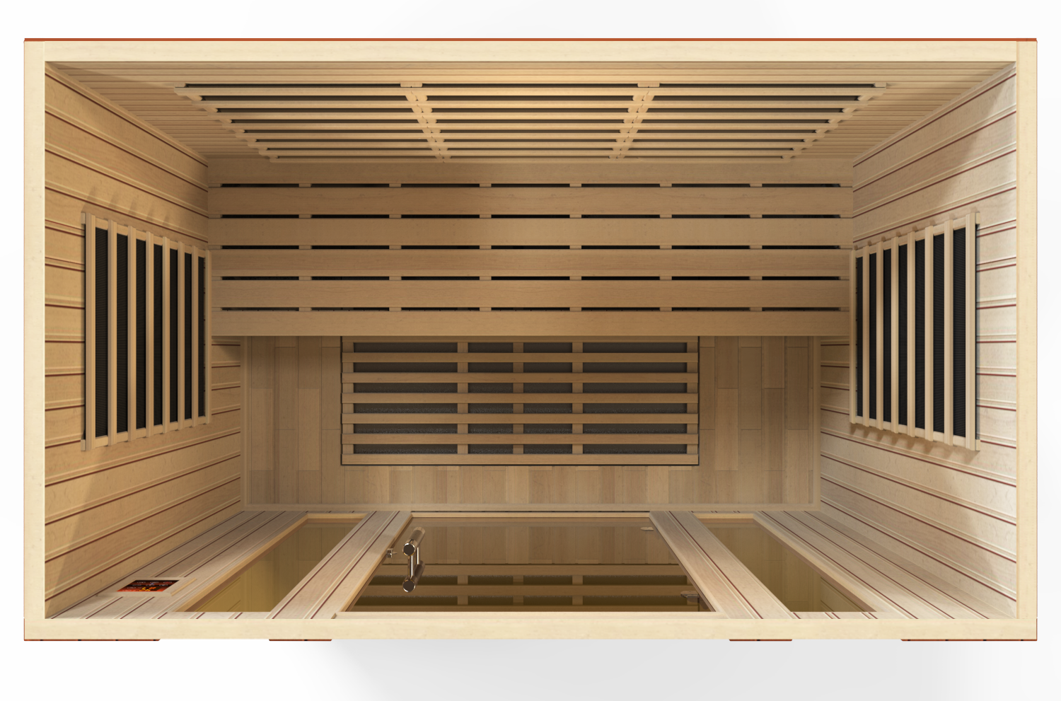 Dynamic Bergamo Elite 4-person Ultra Low EMF FAR Infrared Sauna