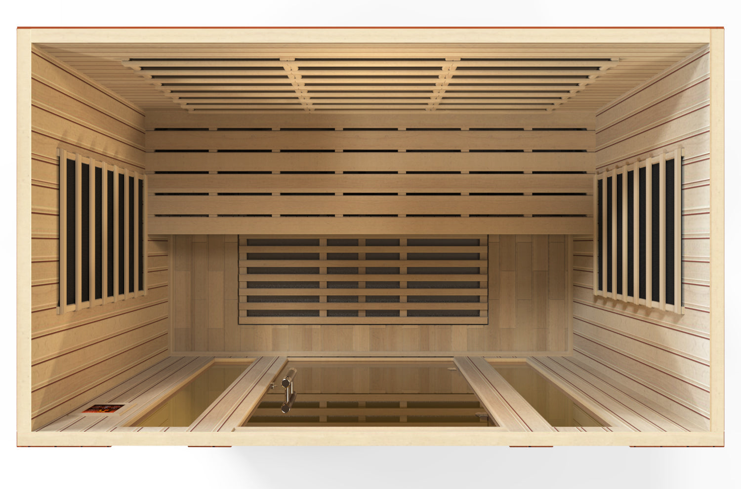 Dynamic Bergamo Elite 4-person Ultra Low EMF FAR Infrared Sauna