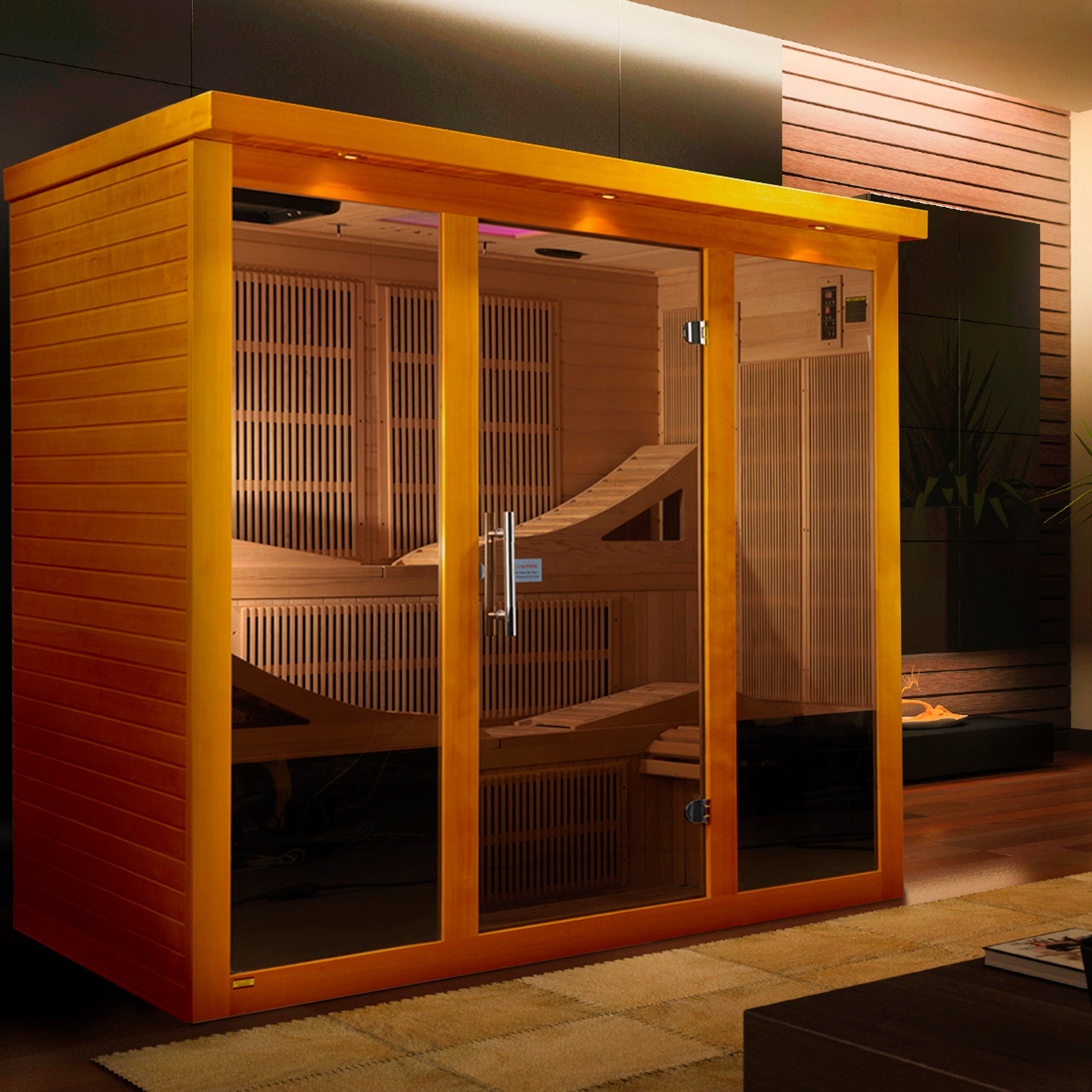 Dynamic Monaco Elite 6-person Ultra Low EMF FAR Infrared Sauna