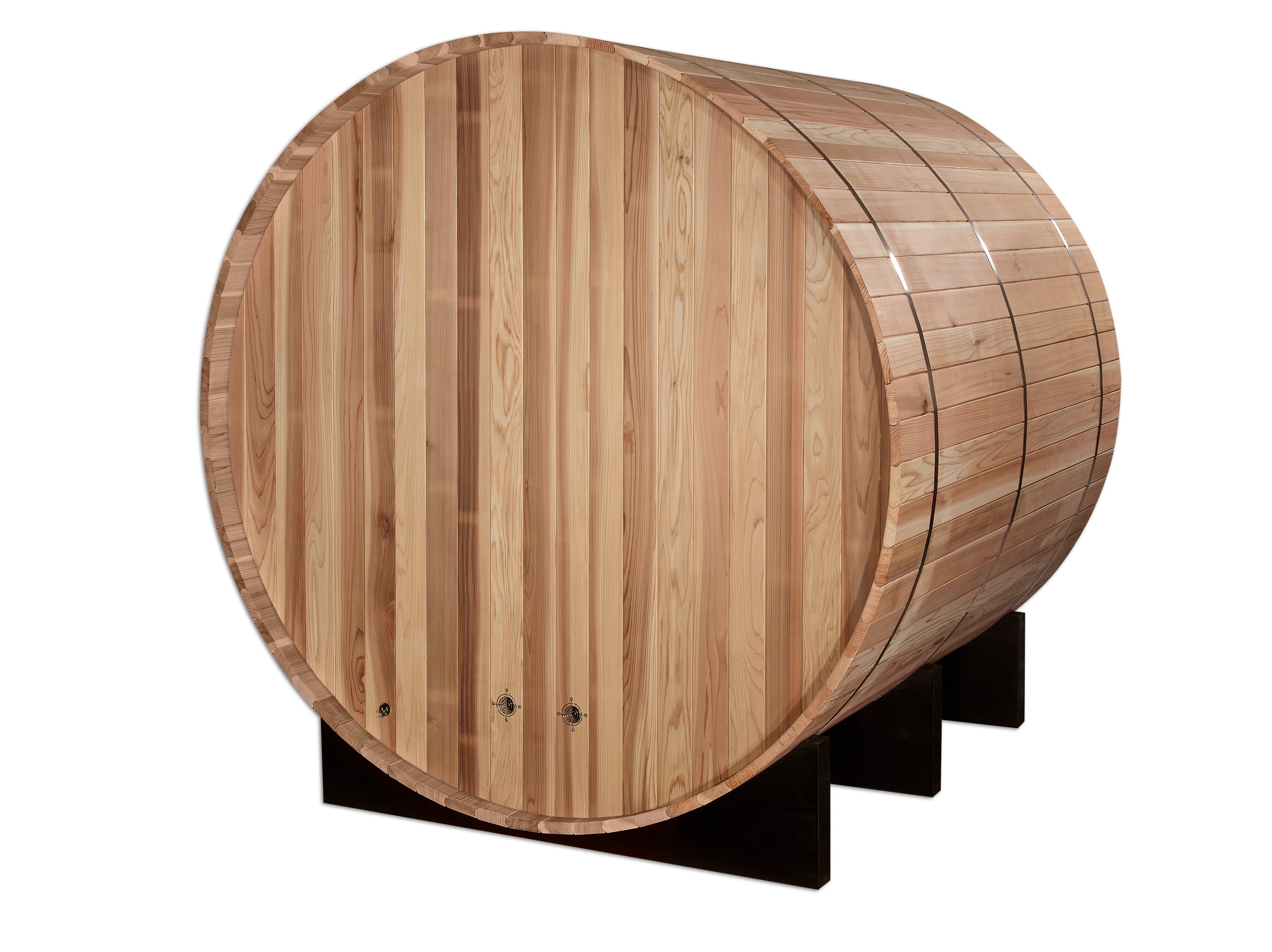 Golden Designs "Arosa" 4 Person Barrel Traditional Sauna -  Pacific Cedar