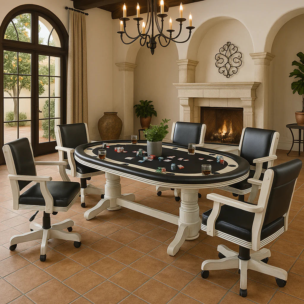 84" TEXAS HOLD'EM GAME TABLE