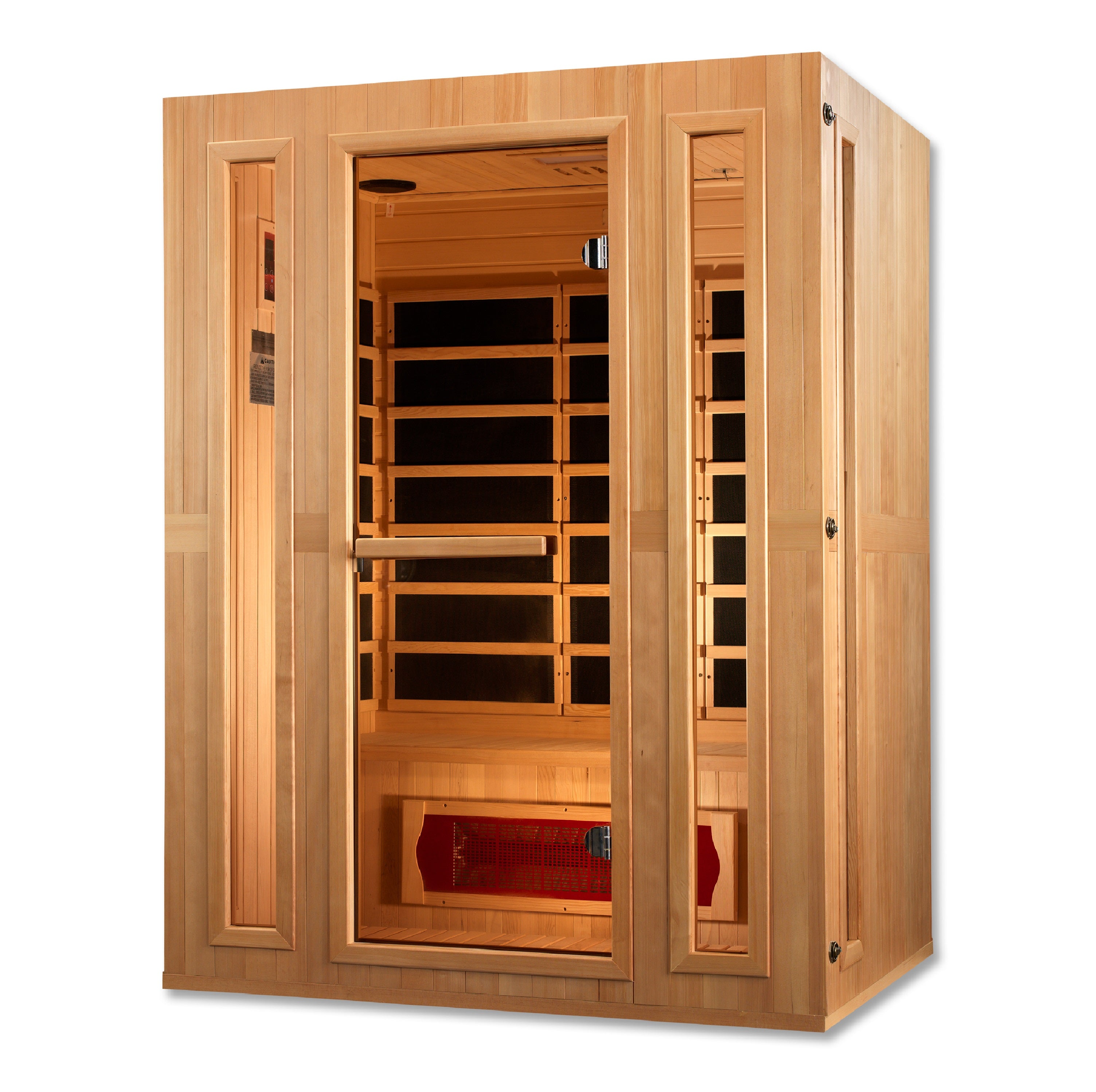 Maxxus 3-Person Low EMF FAR Infrared Sauna (Canadian Hemlock)