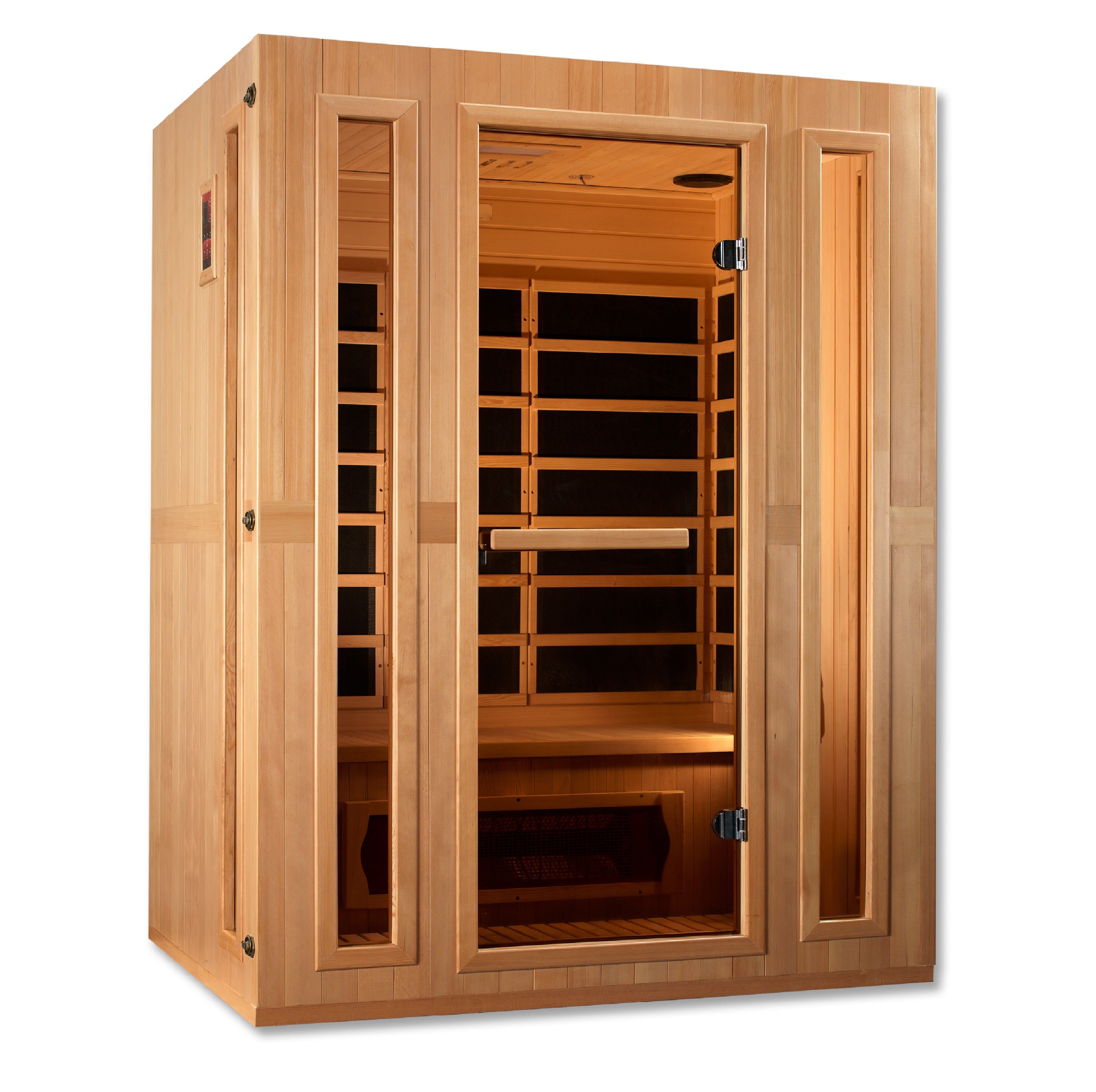 Maxxus 3-Person Low EMF FAR Infrared Sauna (Canadian Hemlock)