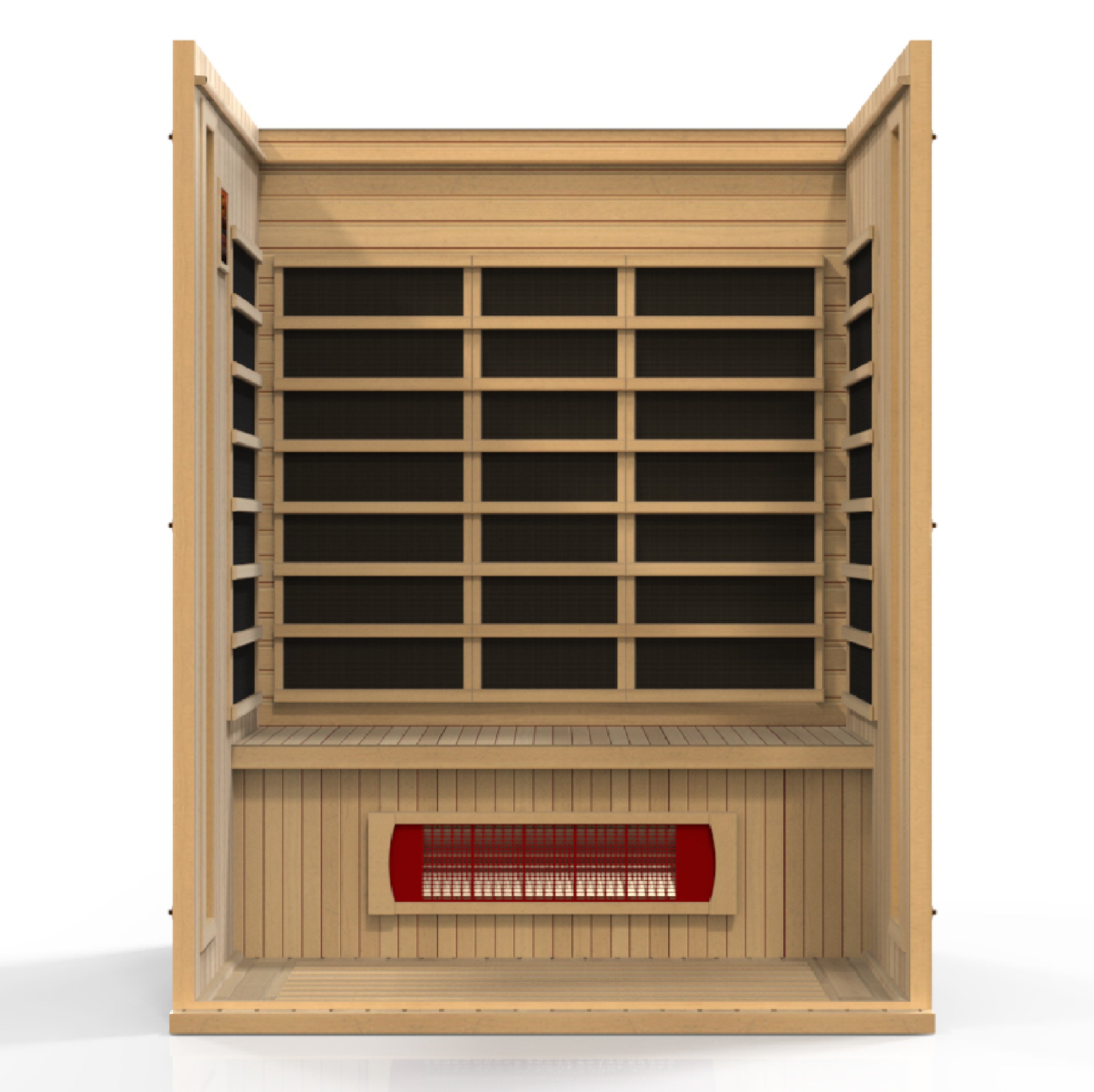Maxxus 3-Person Low EMF FAR Infrared Sauna (Canadian Hemlock)