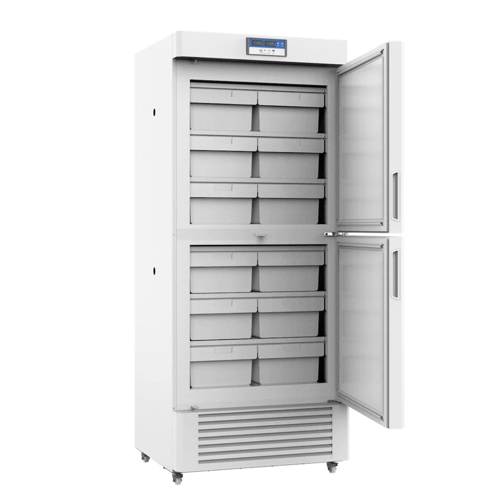 -10~-25°C Low Temperature 450L Two Chambers Biomedical Freezer
