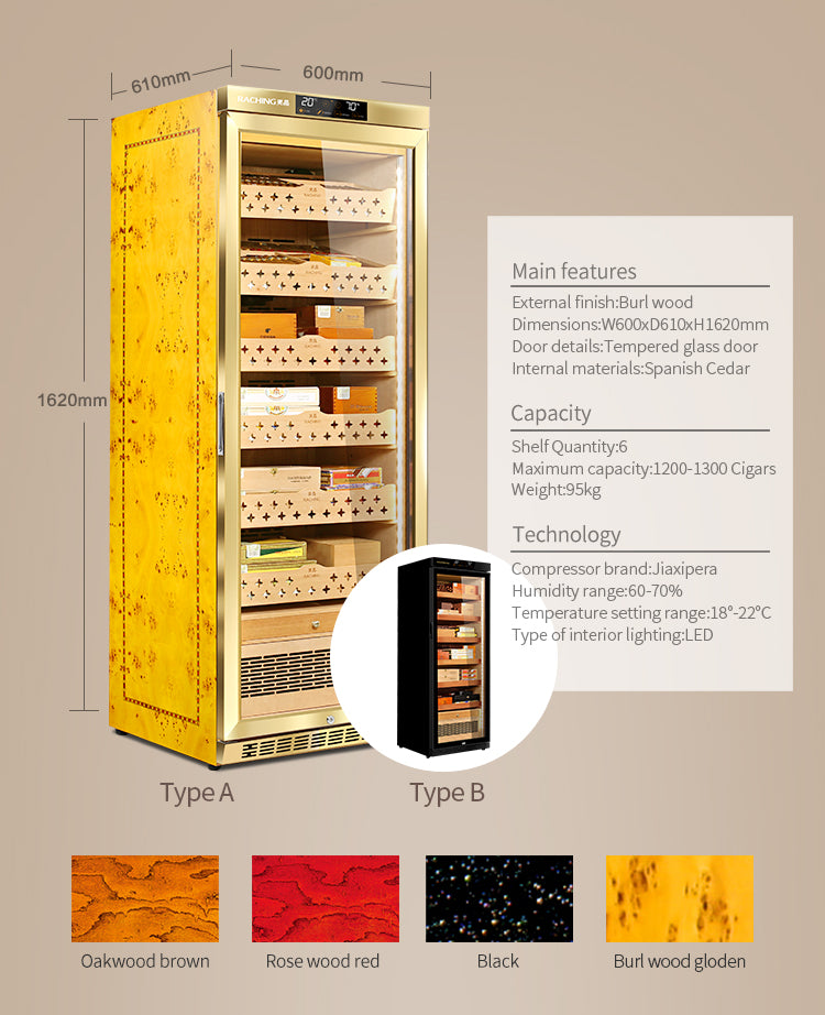 MON3800A Cigar Humidor
