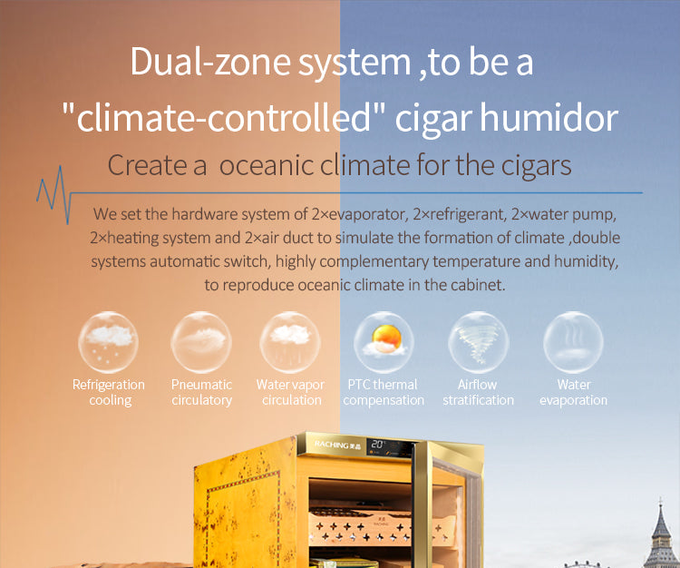 MON800A Cigar Humidor