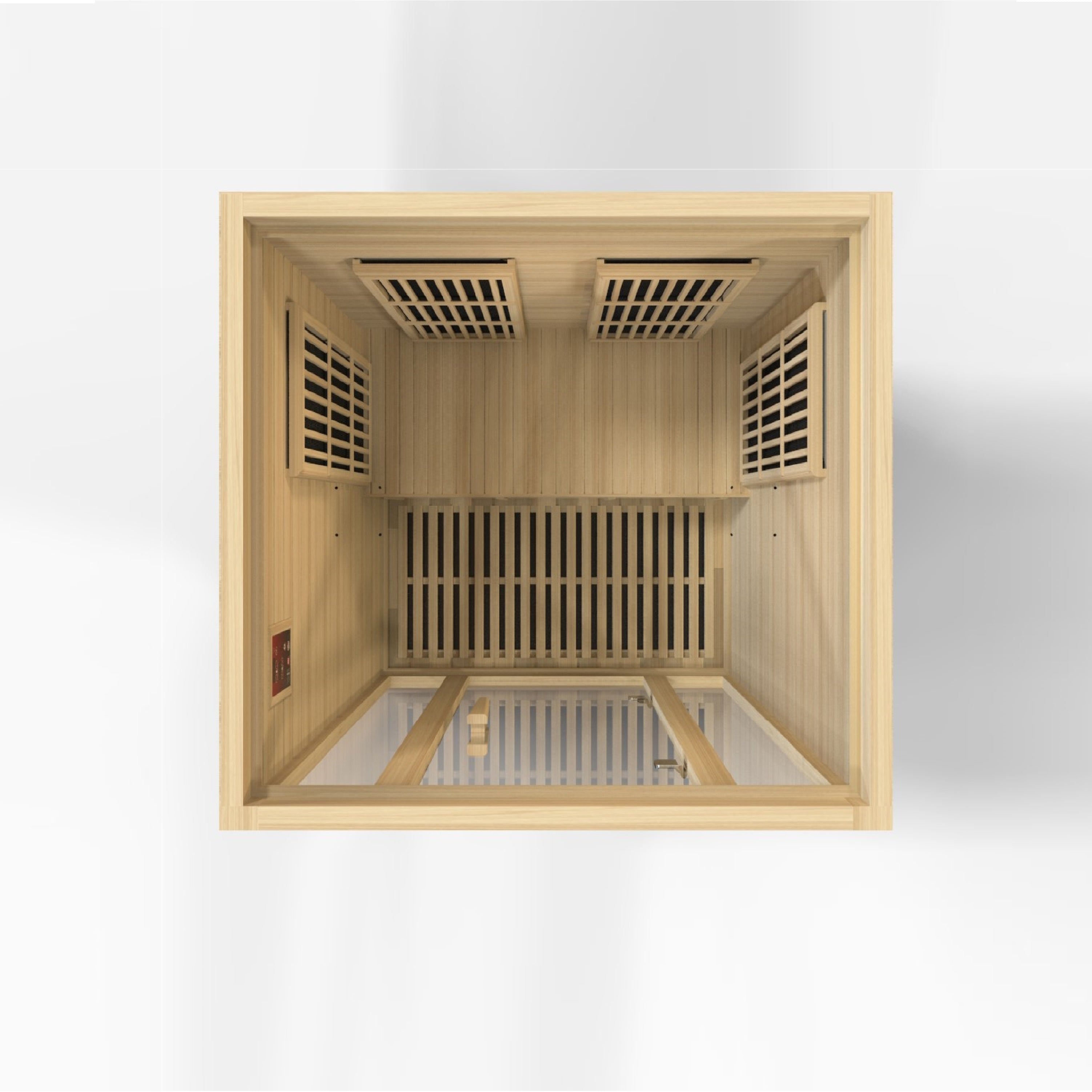 Maxxus Seattle 2-Person Near Zero EMF FAR Infrared Sauna (Canadian Hemlock)