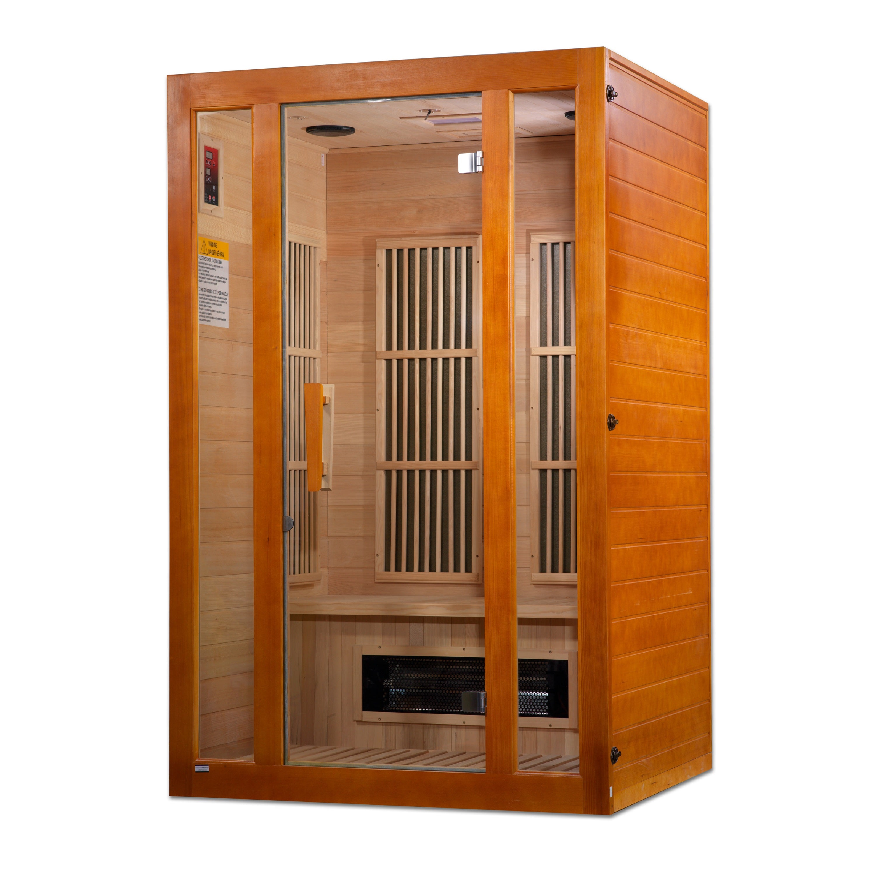 Maxxus 2-Person Low EMF (Between 5-10MG) FAR Infrared Sauna (Canadian Hemlock)