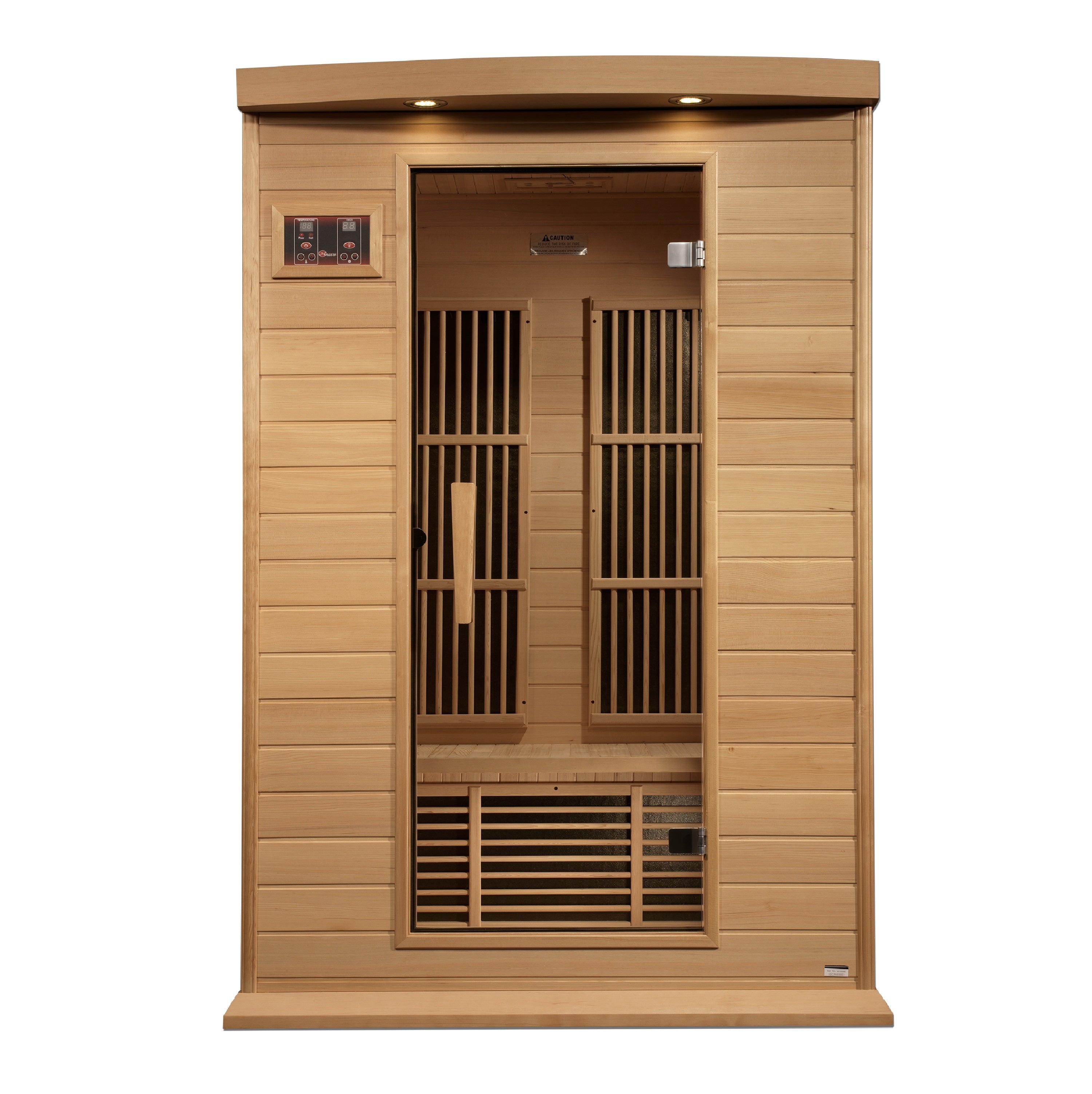 Maxxus 2-Person Near Zero EMF FAR Infrared Sauna (Canadian Hemlock)