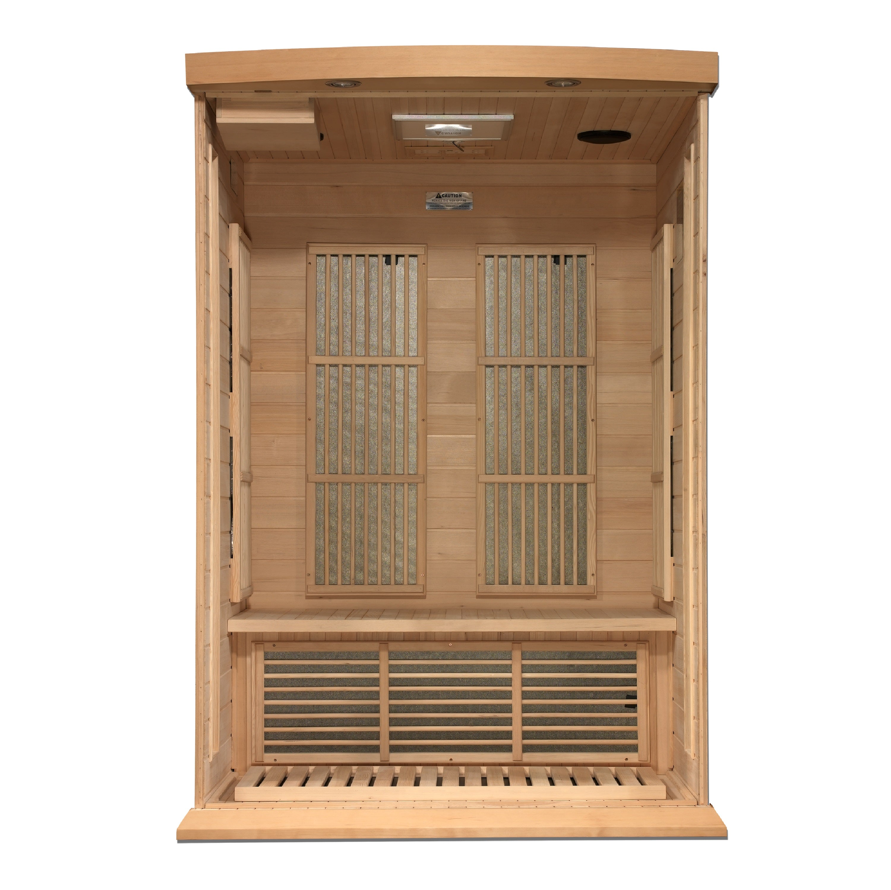 Maxxus 2-Person Near Zero EMF FAR Infrared Sauna (Canadian Hemlock)