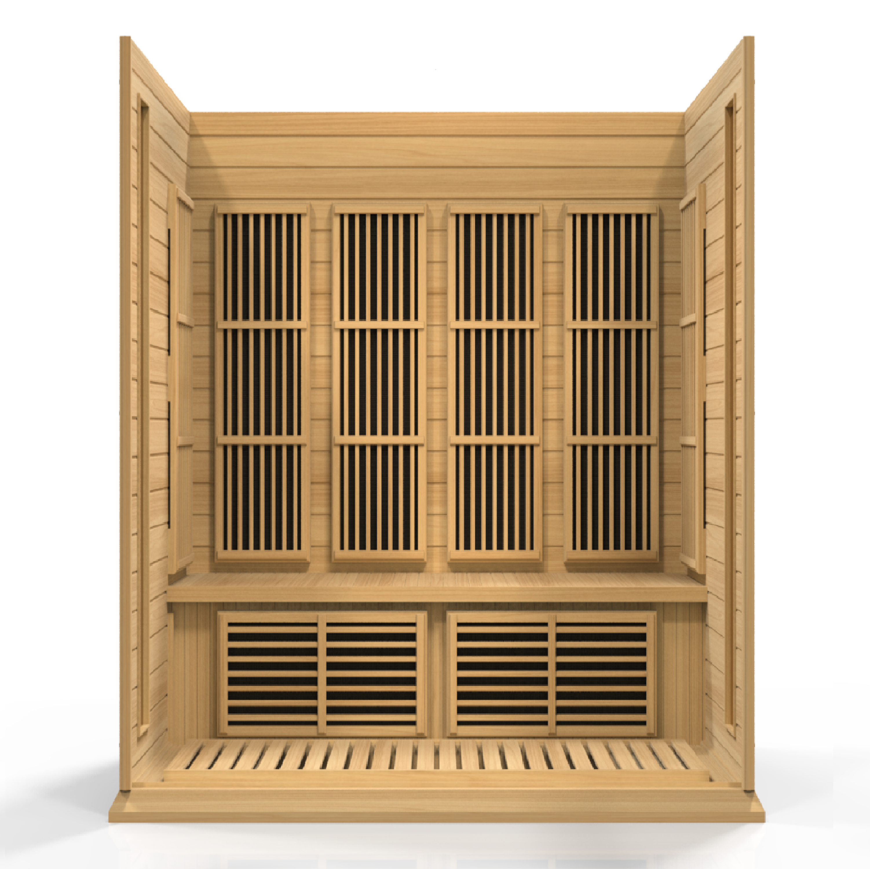 Maxxus 4-Person Low EMF FAR Infrared Sauna (Canadian Hemlock)