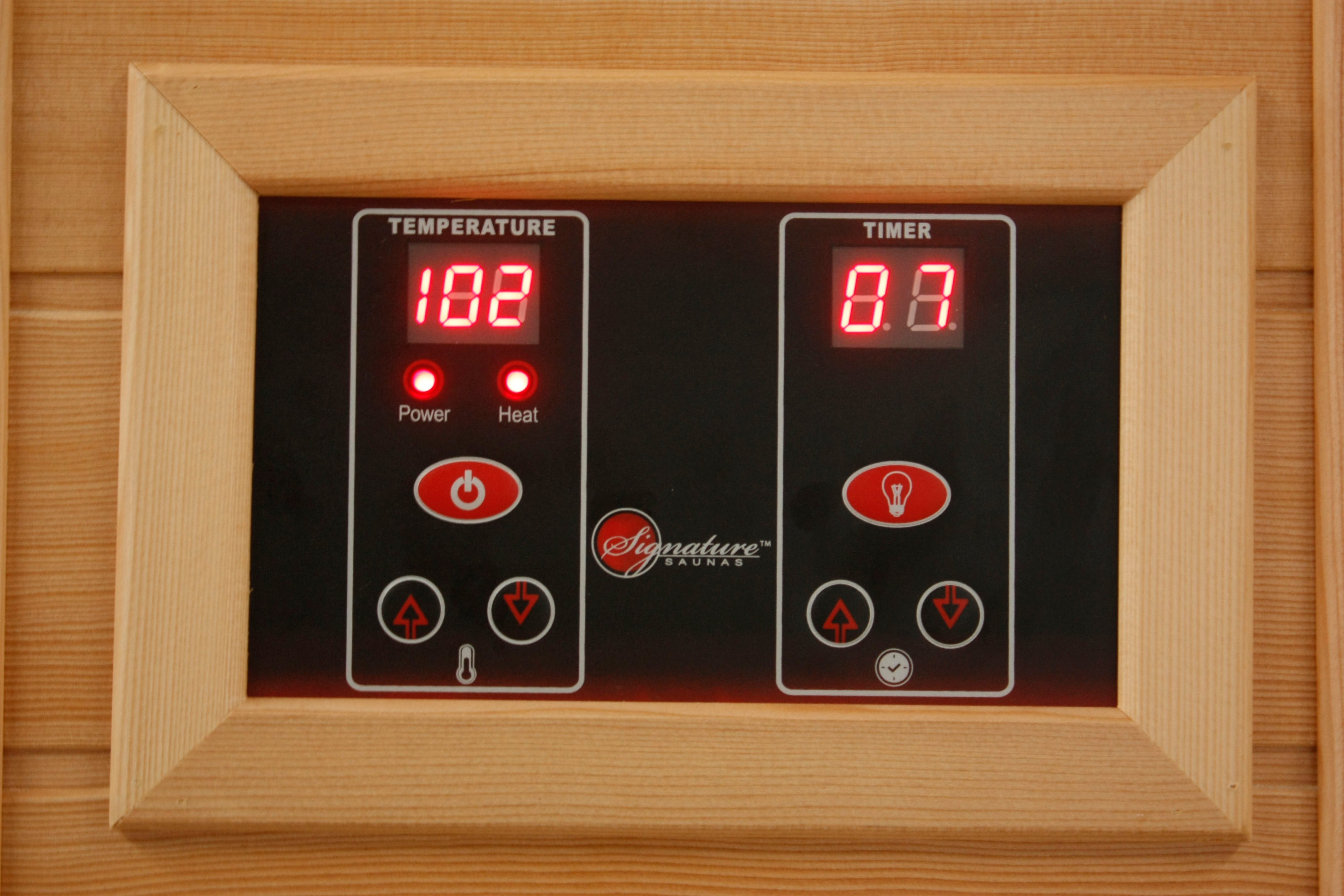 Maxxus 3-Person Low EMF (Between 5-10MG) FAR Infrared Sauna (Canadian Red Cedar)