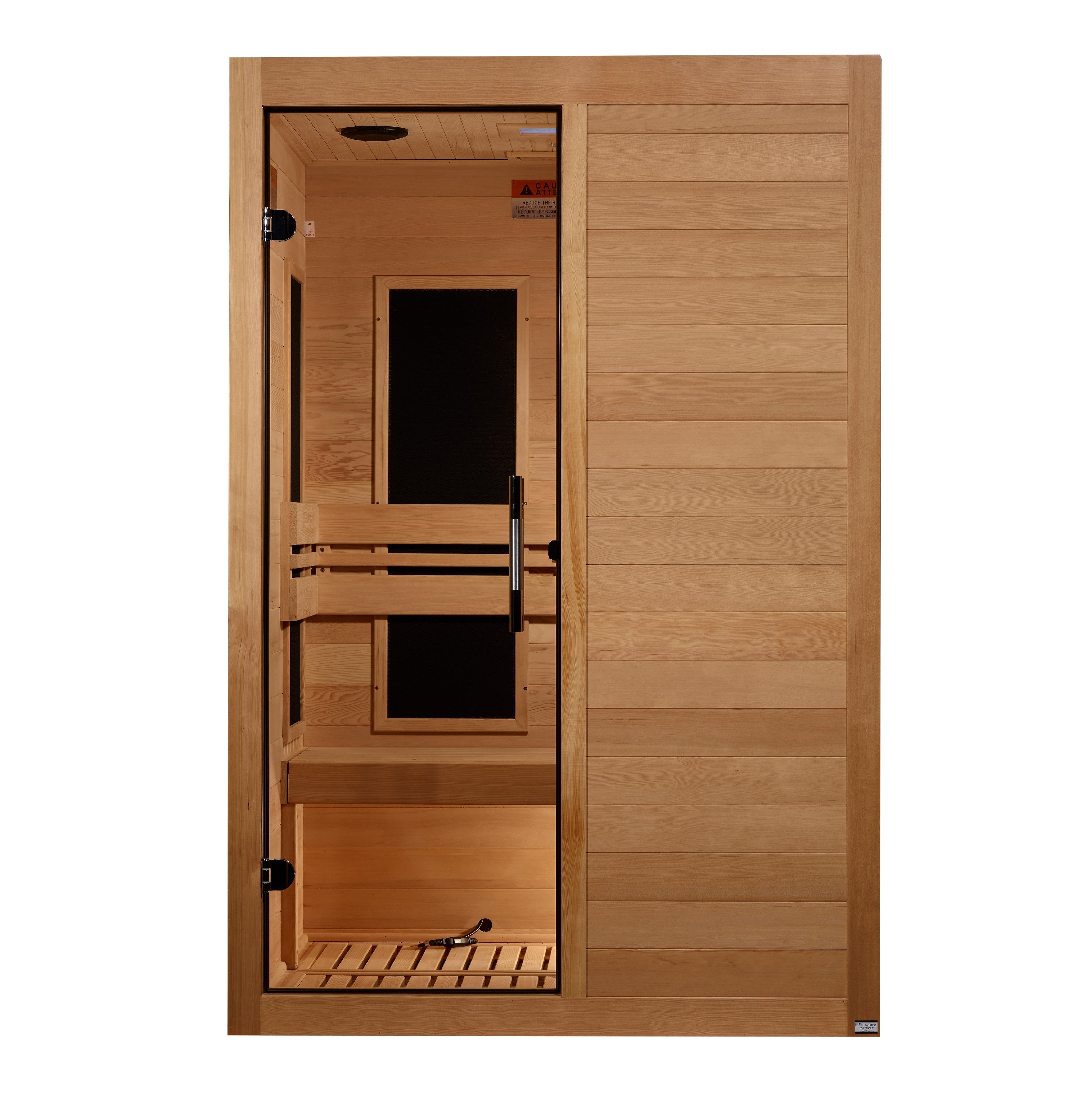 Maxxus S-Line Yoga 2-Person Low EMF (Between 5-10MG) FAR Infrared Sauna (Canadian Hemlock)