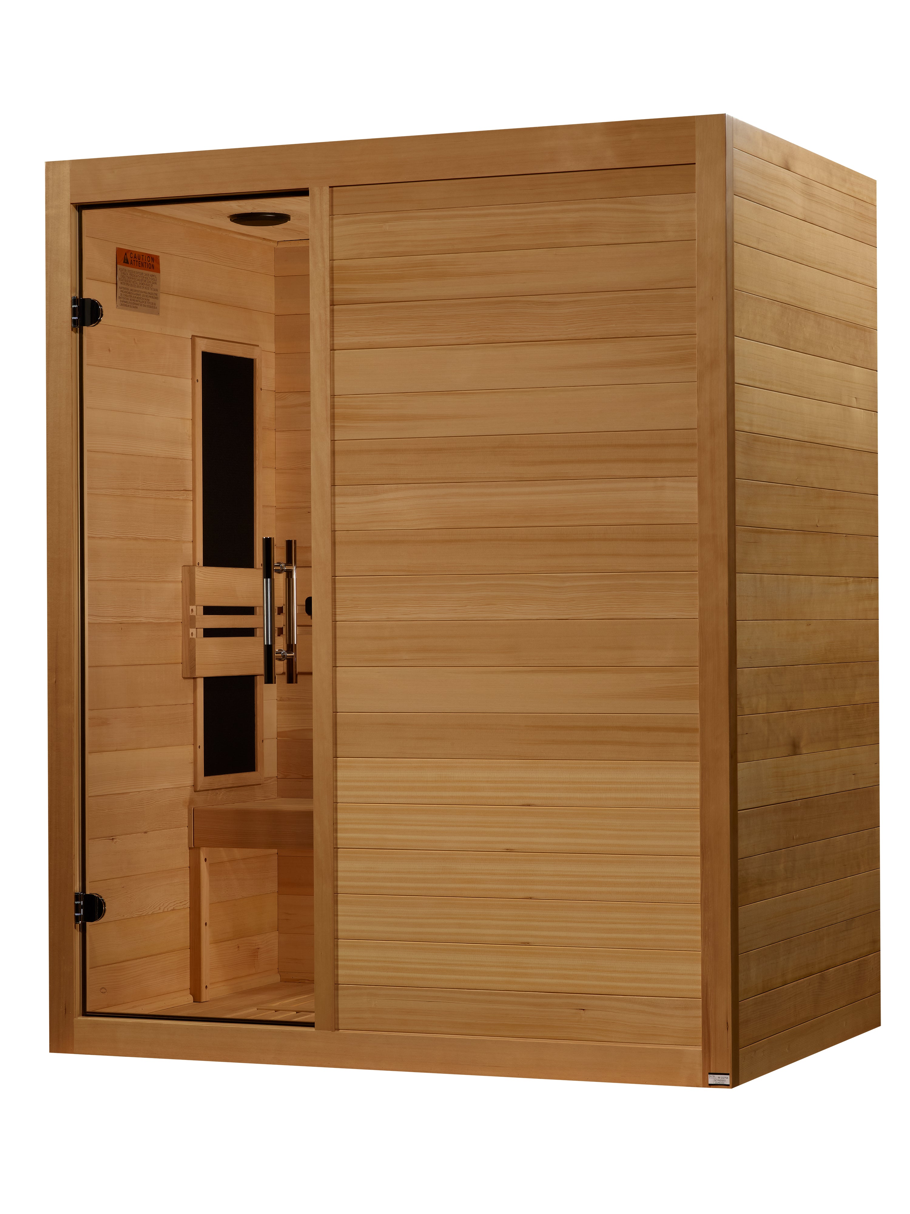 Maxxus S-Line Yoga 3-Person Low EMF FAR Infrared Sauna (Canadian Hemlock)