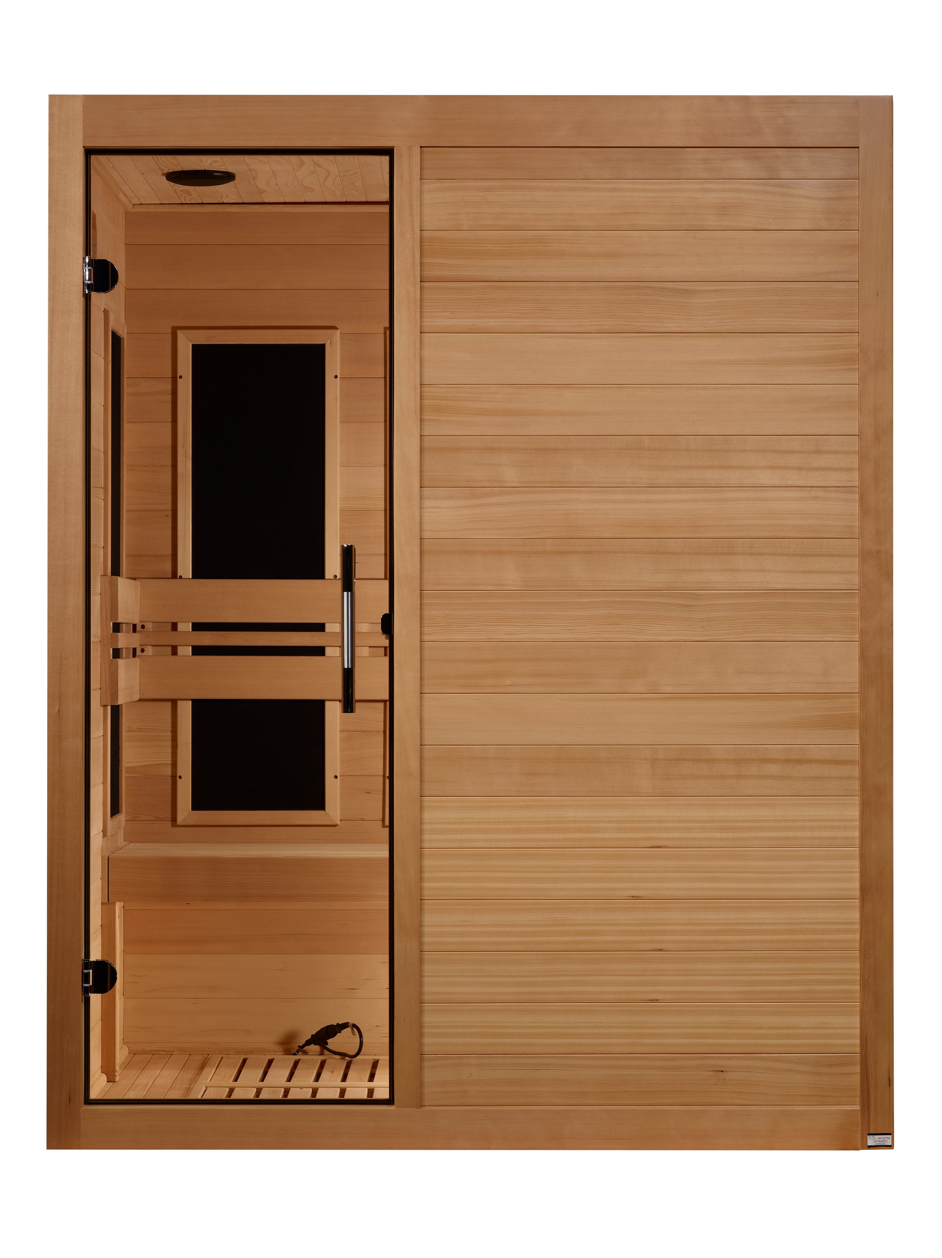 Maxxus S-Line Yoga 3-Person Low EMF FAR Infrared Sauna (Canadian Hemlock)