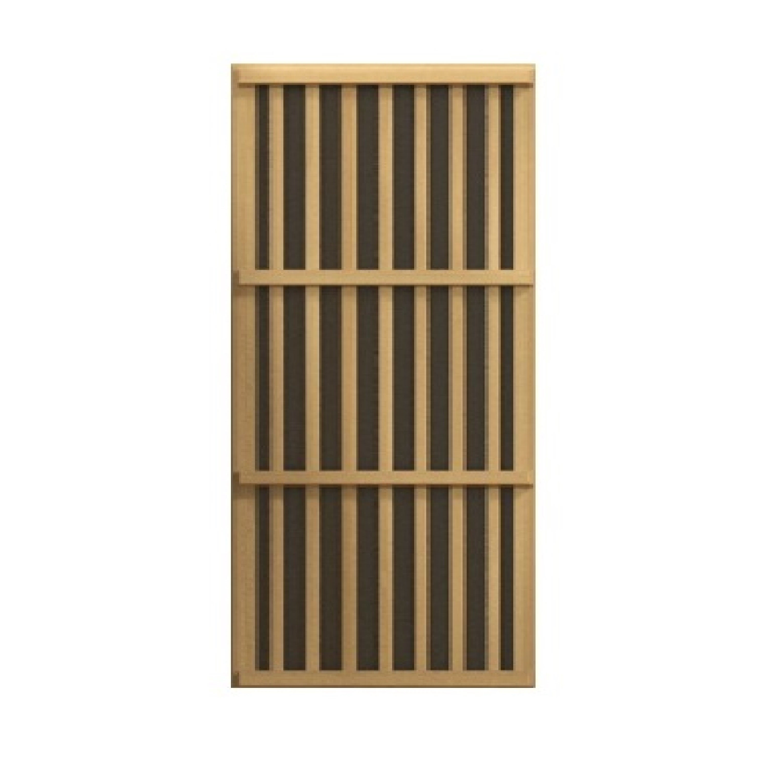 Maxxus 3-Person Corner Near Zero EMF FAR Infrared Sauna (Canadian Hemlock)