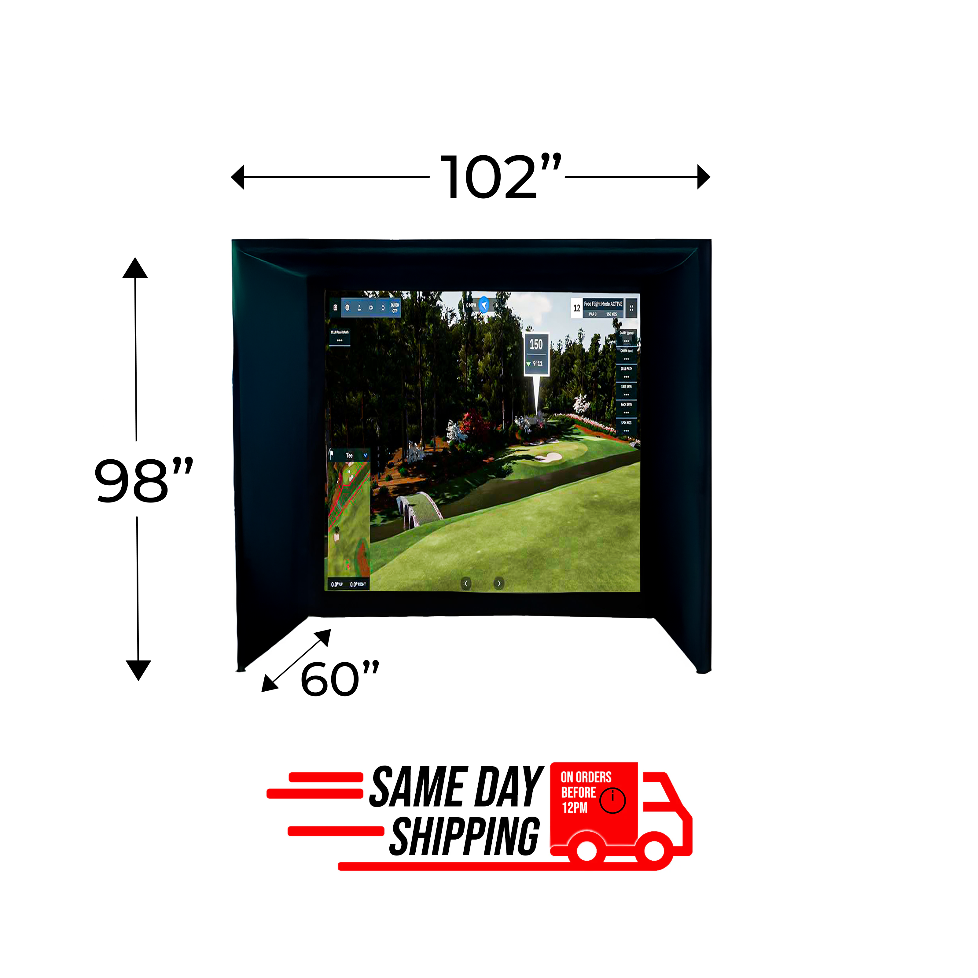 Par 8 Golf Simulator Enclosure golf sim enclosure