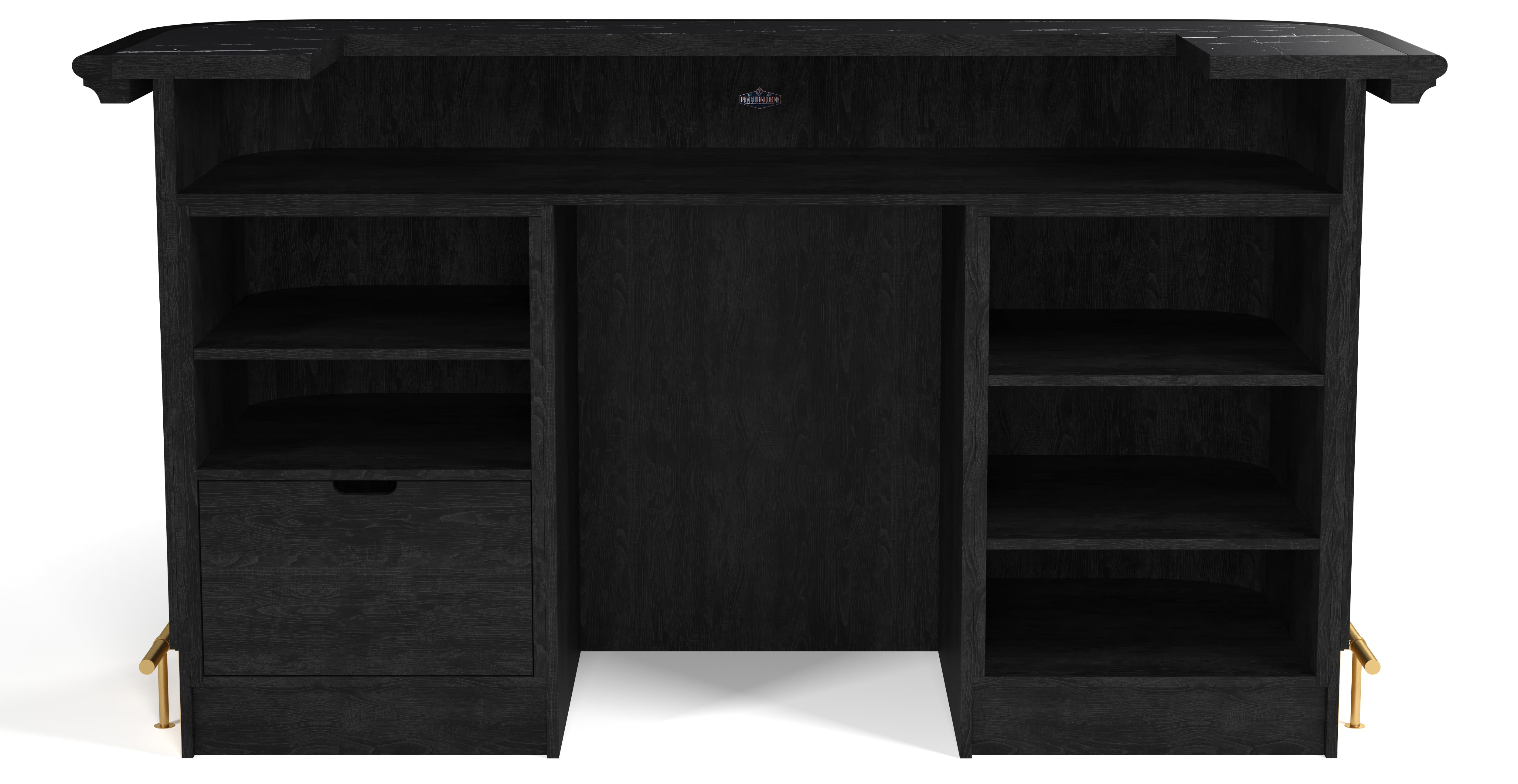 PROHIBITION SERIES 84" COCKTAIL BAR