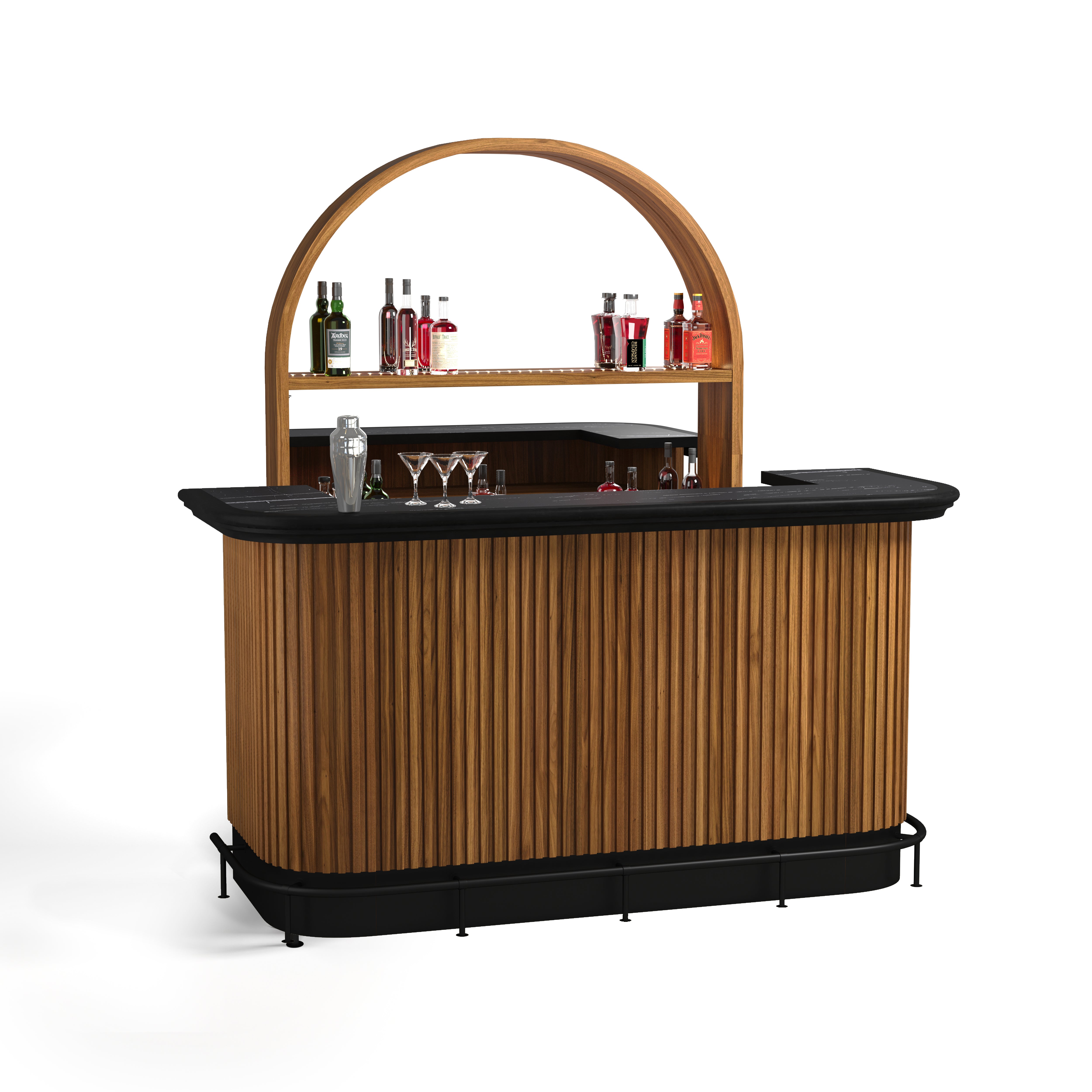 PROHIBITION SERIES 84" COCKTAIL BAR