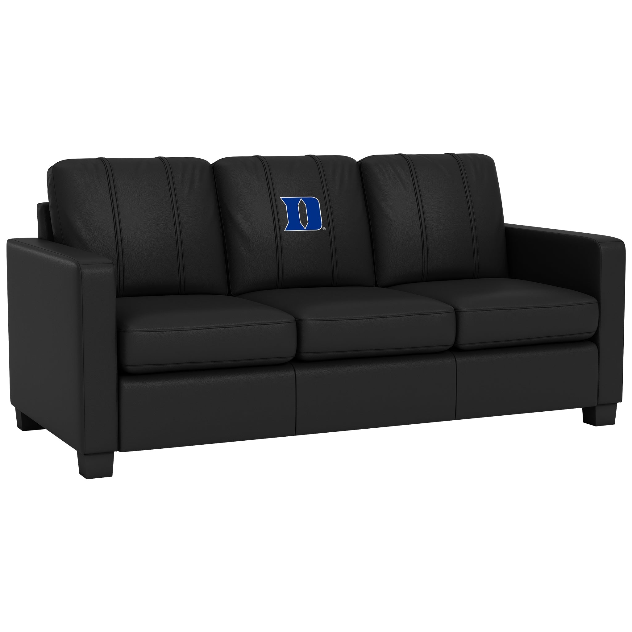 Dyno Stationary Sofa with Duke University Iron D Primary Logo