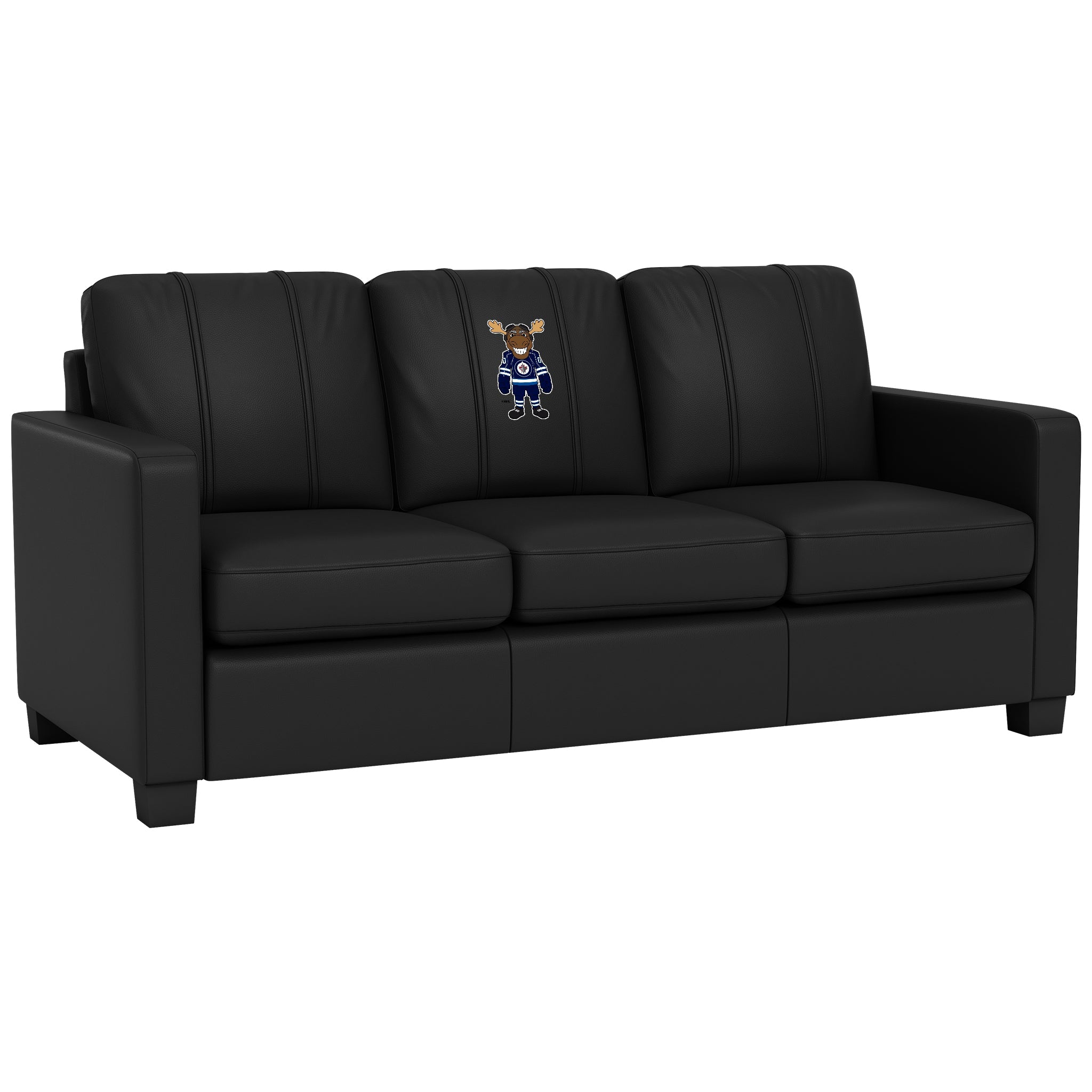 Dyno Stationary Sofa with Winnipeg Jets Moose Mascot Logo
